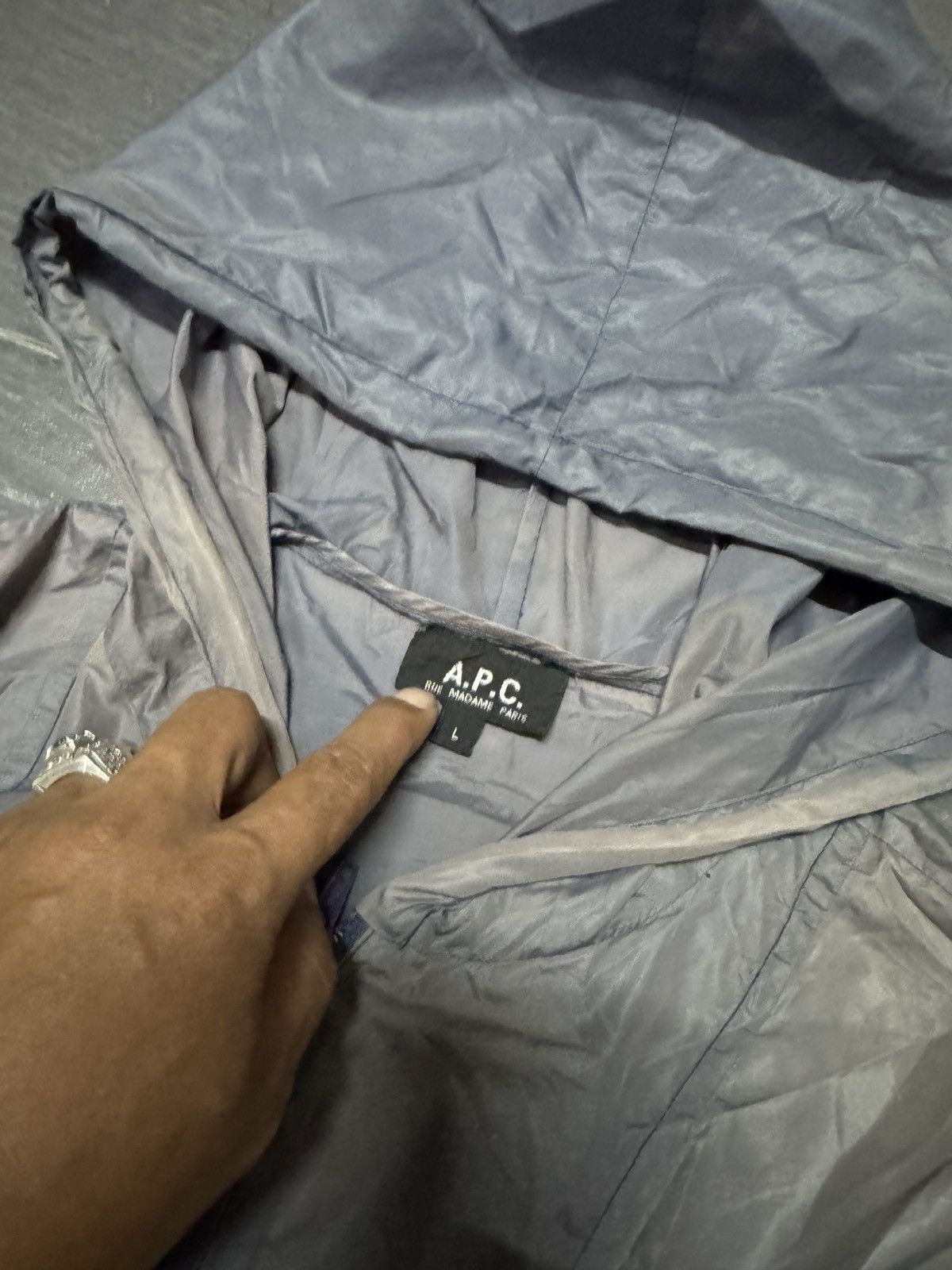 A.P.C. APC LIGHT HALF ZIP POCKET WINDBREAKER Size US L / EU 52-54 / 3 - 3 Thumbnail