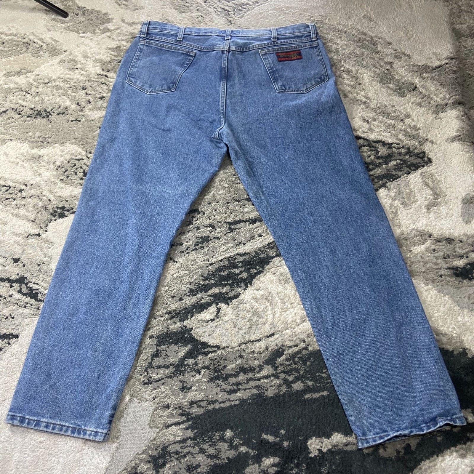 Wrangler Wrangler 2X Five Star Jeans Mens 40x32 Blue Denim Regular Size US 40 / EU 56 - 2 Thumbnail