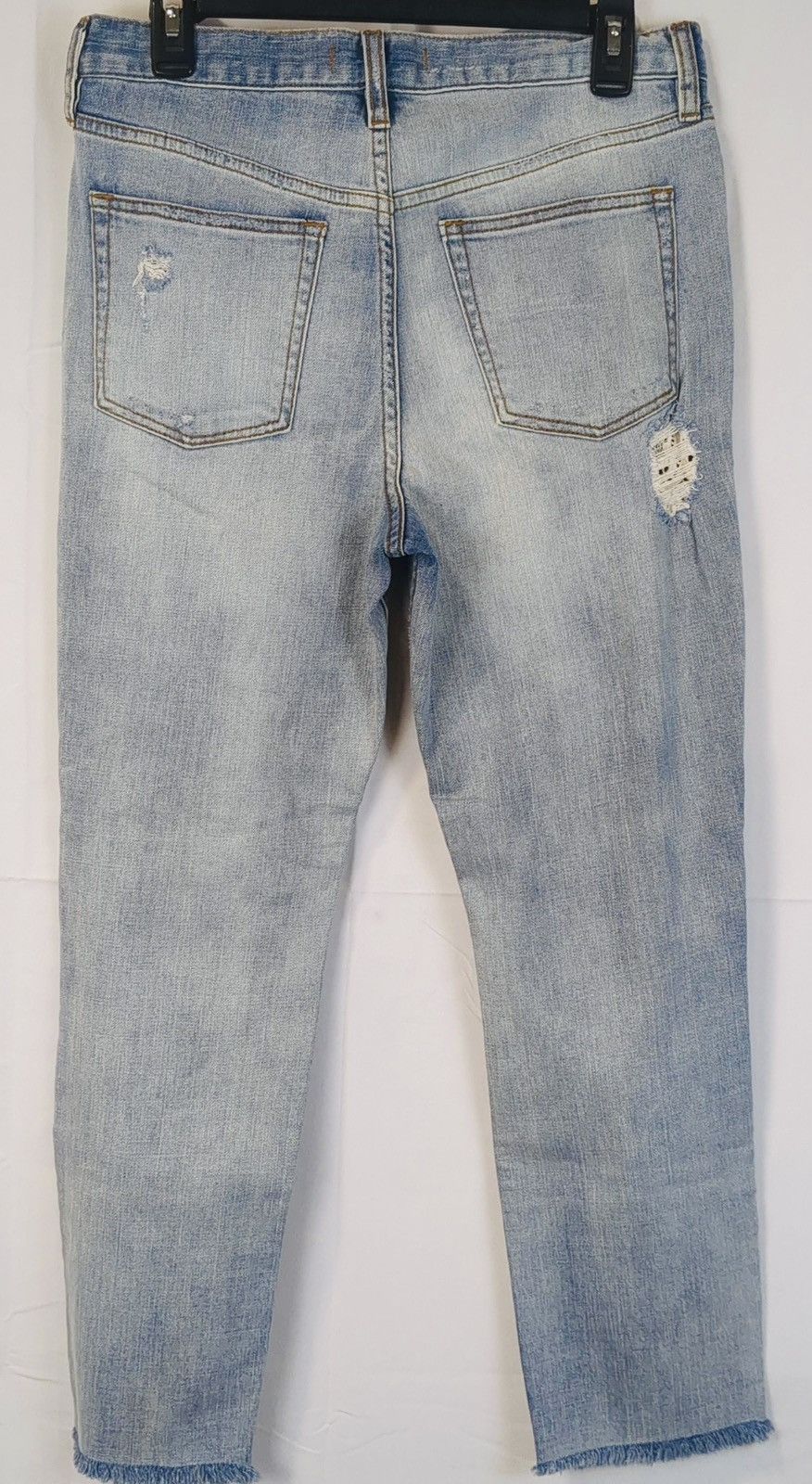 Free People Free People Women’s Light Washed Distressed Jeans Lace NWT Size 29" - 3 Thumbnail