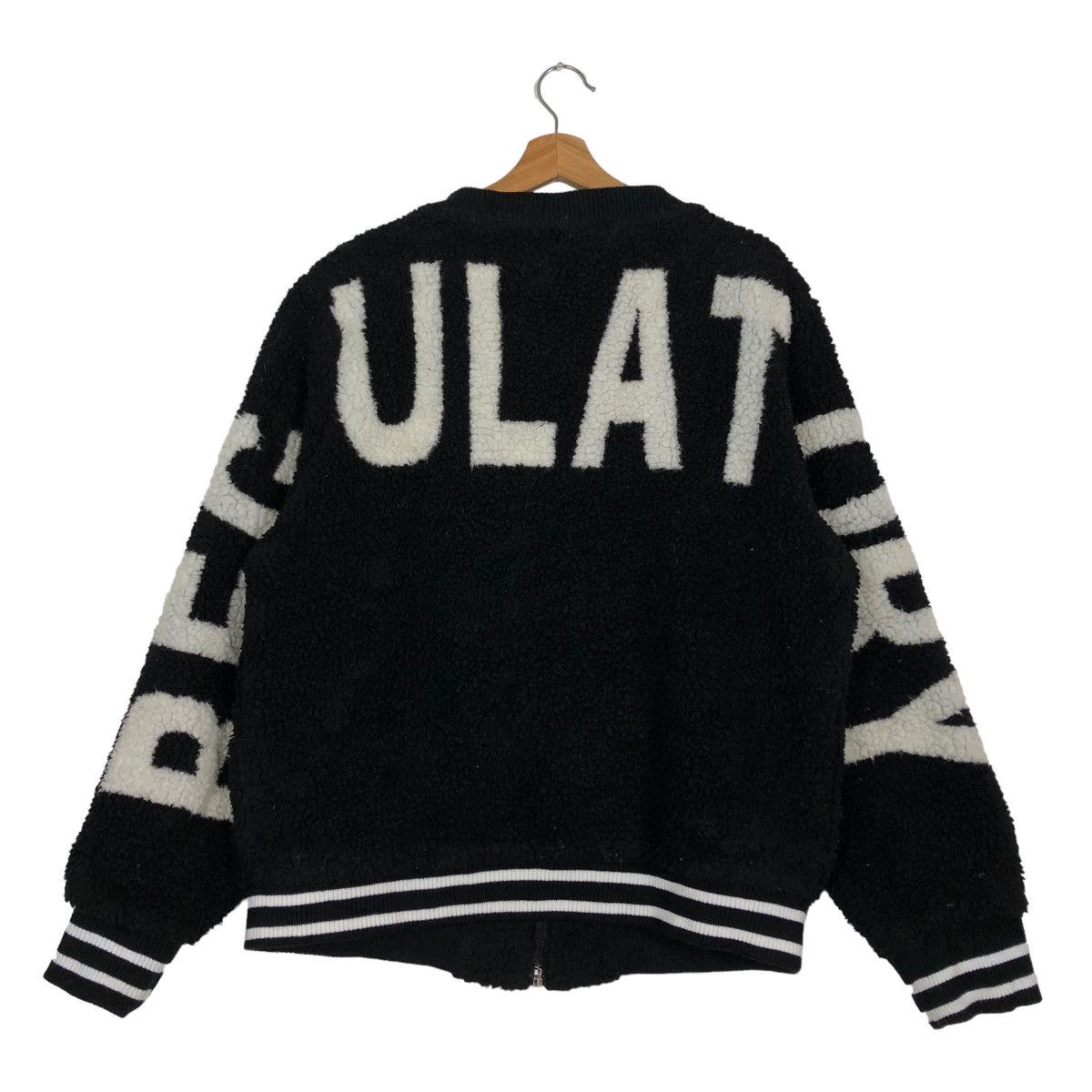 Hysteric Glamour 🔥Bomber Jacket Fleece Sherpa Ragout Spell Put Big Logo Size US L / EU 52-54 / 3 - 8 Thumbnail