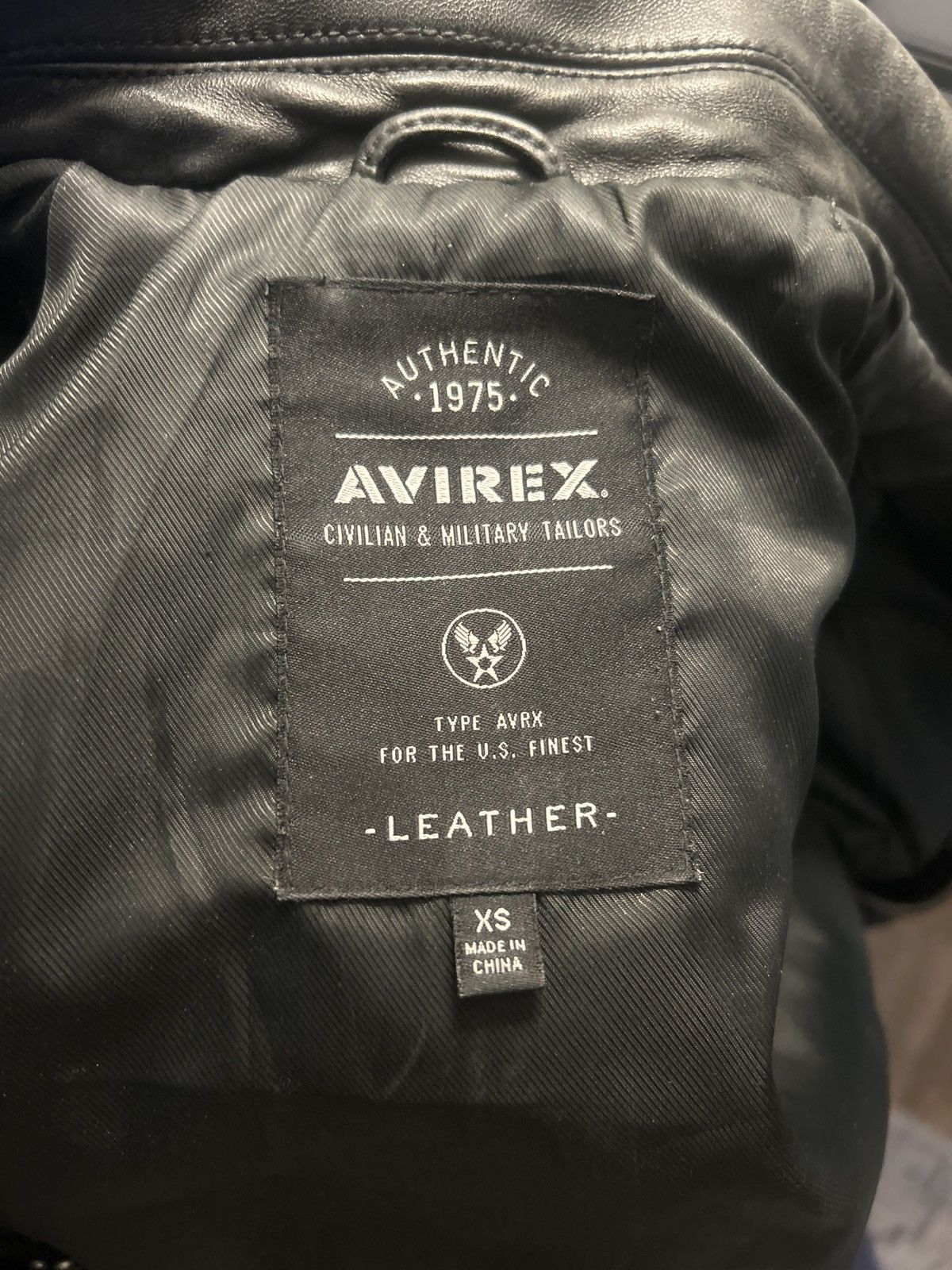 Avirex Avirex Leather Bomber Icon Jacket Size US XS / EU 42 / 0 - 4 Thumbnail