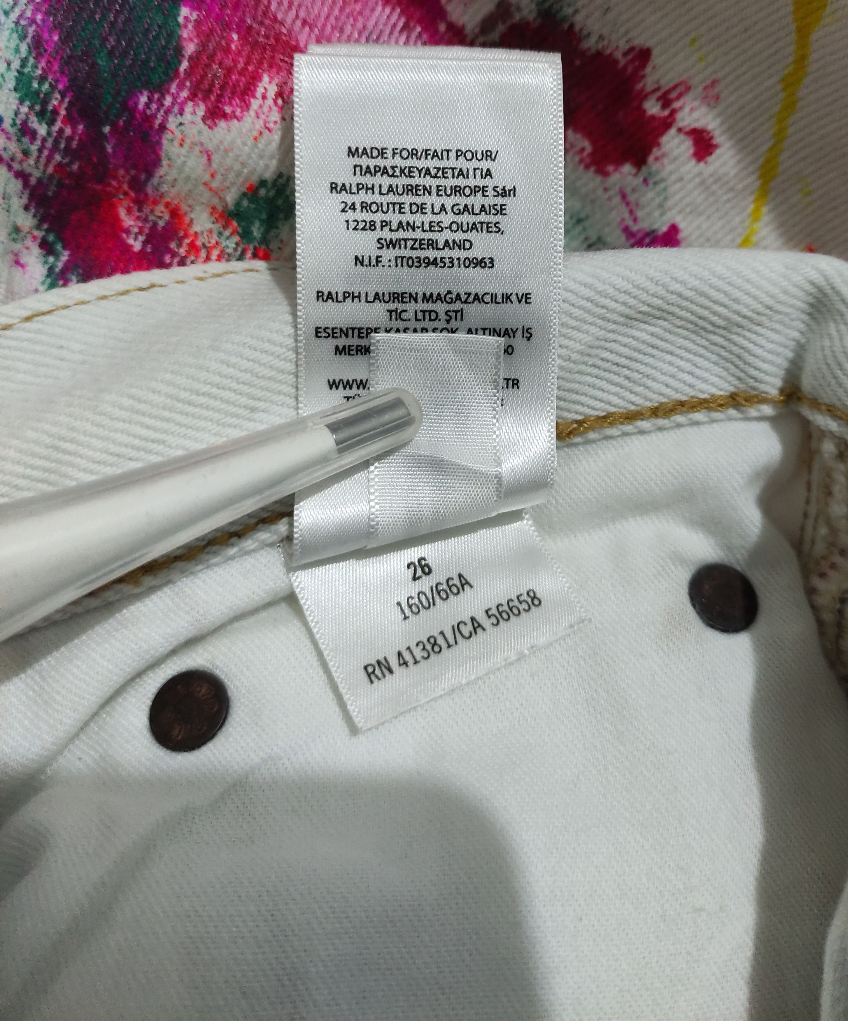 Polo Ralph Lauren Polo Ralph Lauren Paint Splatter Jeans Size 30 Size 30" / US 8 / IT 44 - 18 Thumbnail