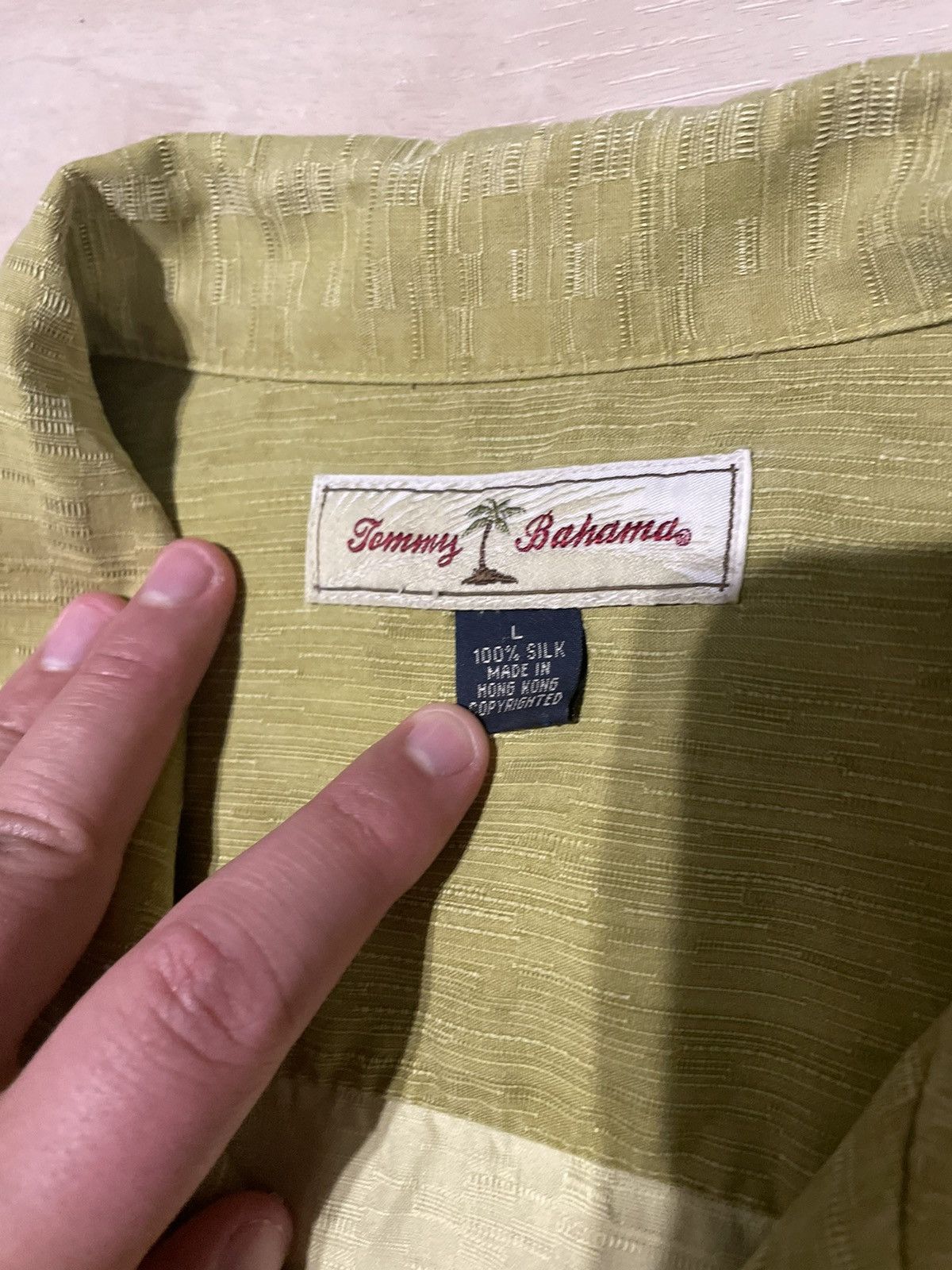Tommy Bahama Tommy Bahama Vintage Silk Shirt Size US L / EU 52-54 / 3 - 4 Thumbnail
