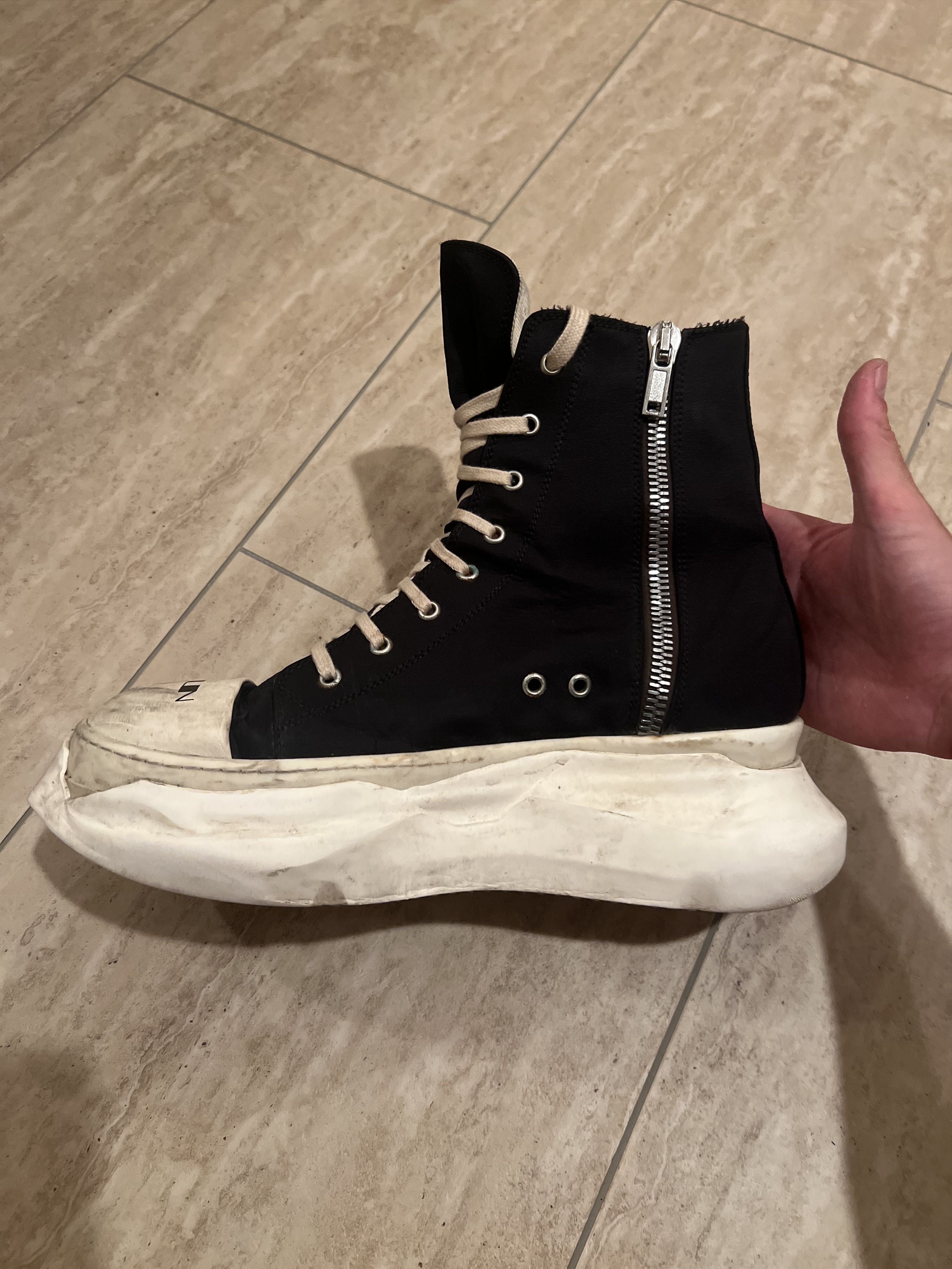 Rick Owens Drkshdw rick owens ramones abstract shoes Size US 11 / EU 44 - 4 Thumbnail