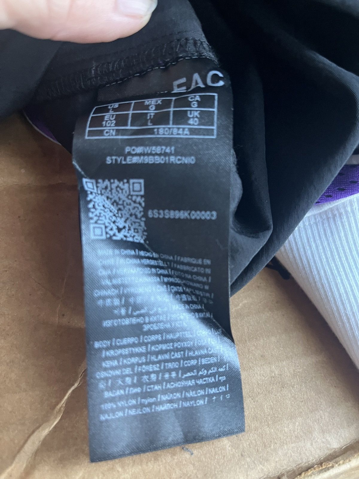 Guess NWT Guess Retro Black Purple Track Pants L Size US 36 / EU 52 - 7 Thumbnail