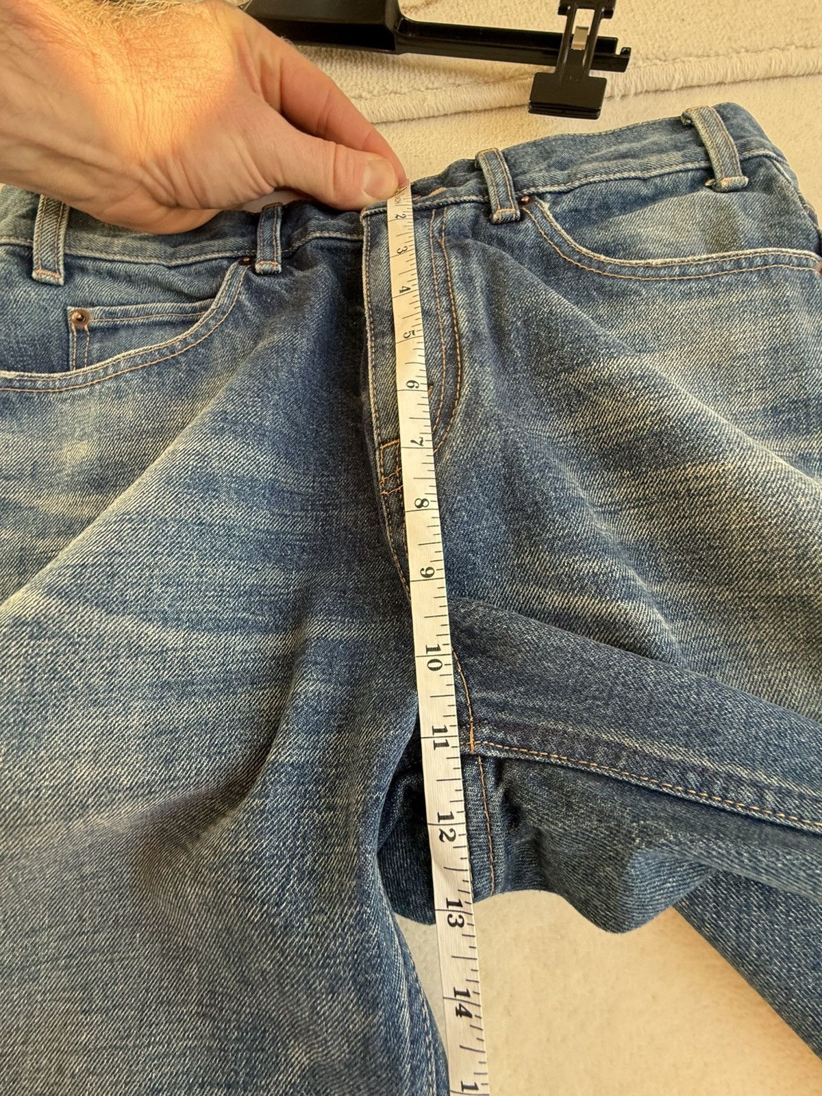 Celine Celine Hedi Slimane Dark union wash Francoise jeans 30 $1200 Size US 30 / EU 46 - 6 Thumbnail