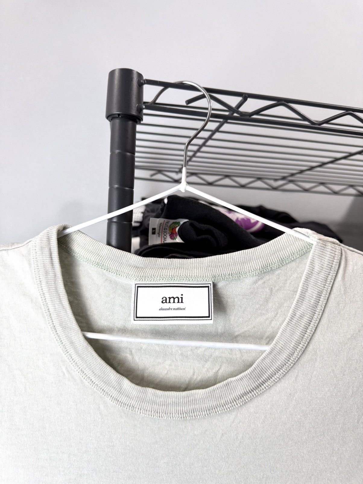 AMI Ami Light Green T Shirt Size US M / EU 48-50 / 2 - 4 Thumbnail