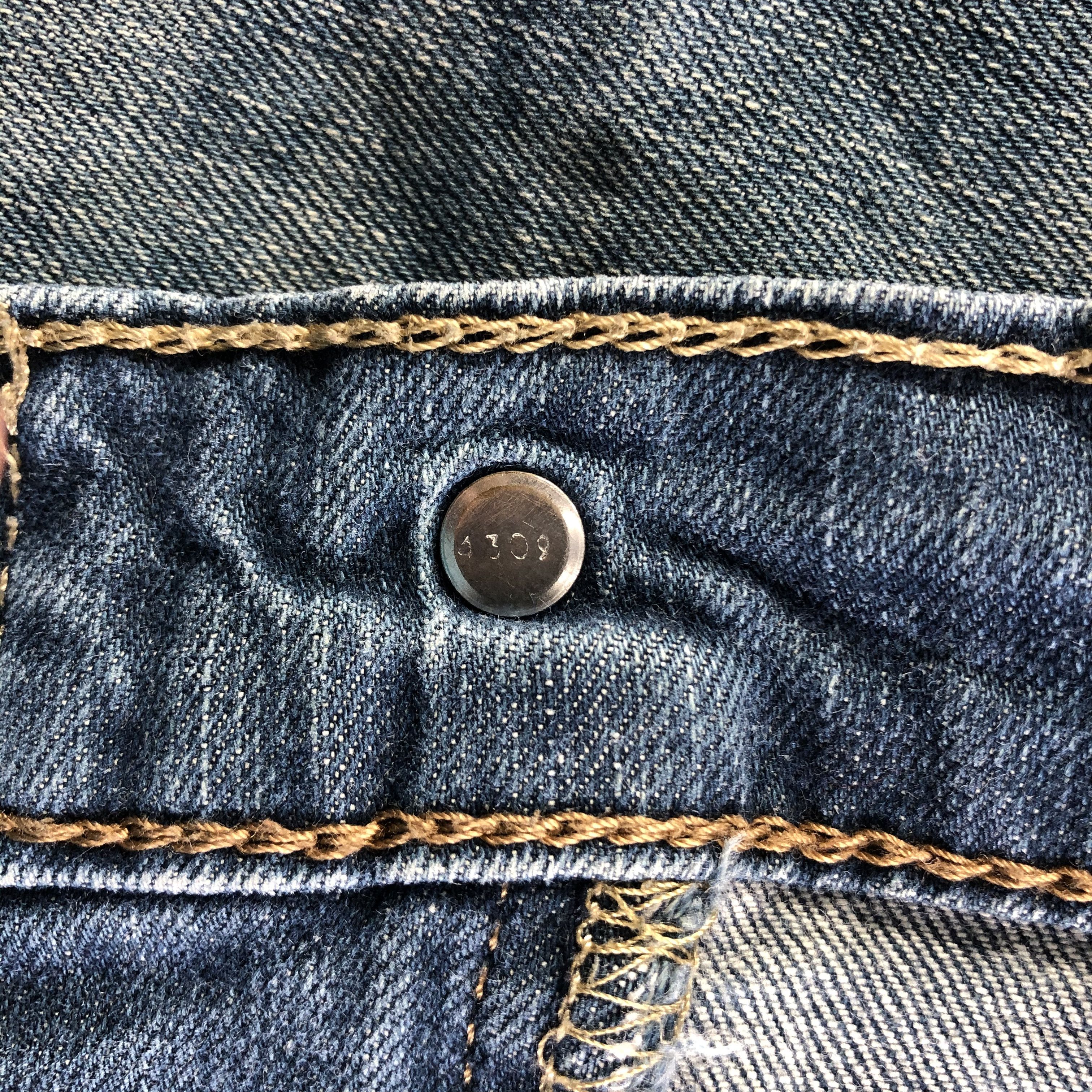 Levi's Vintage Blue Wash Levis 505 Jeans-J3412 Size US 38 / EU 54 - 9 Thumbnail