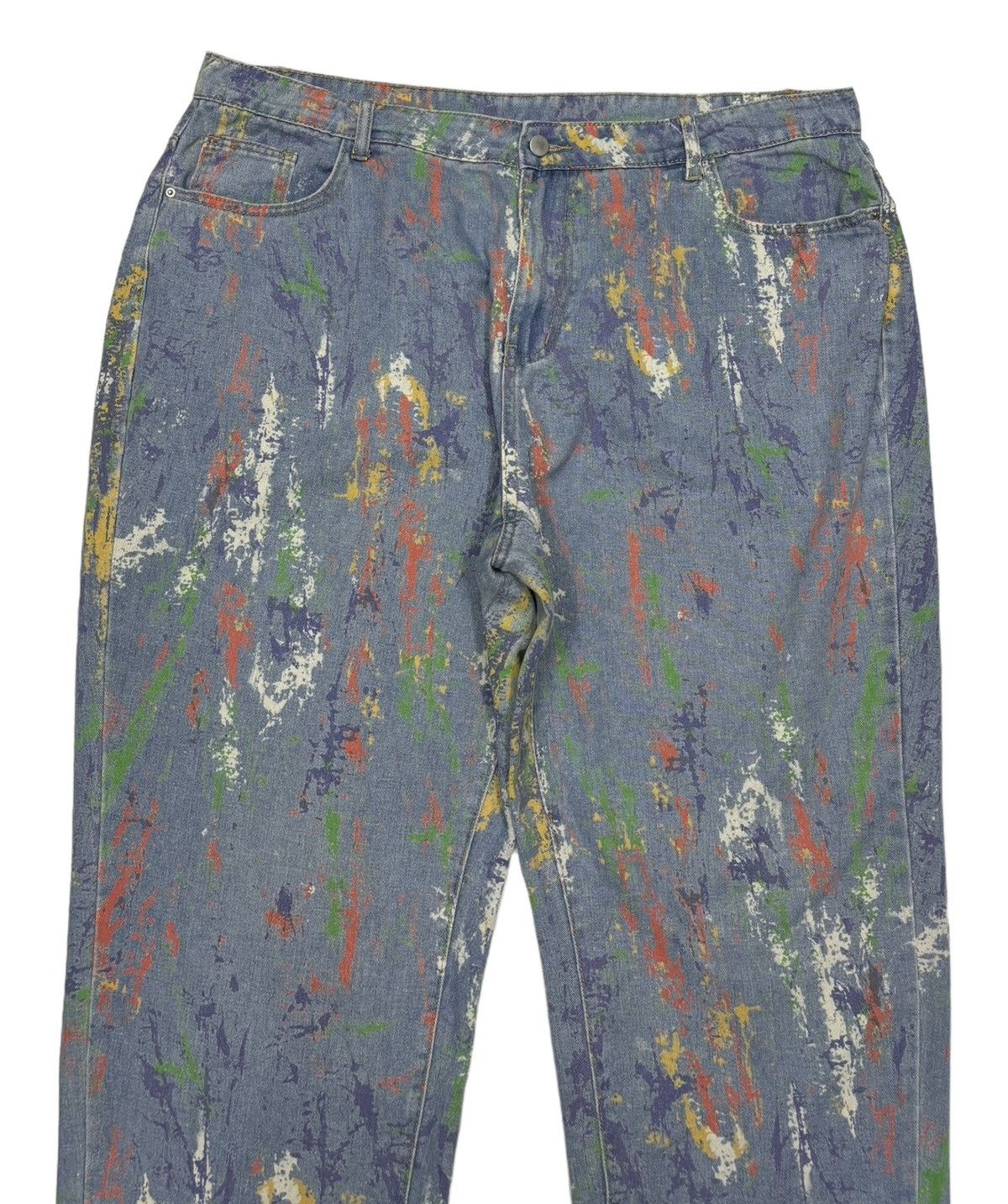 Japanese Brand VINTAGE BAGGY JEANS PAINTER ART EMERY ROSE DENIM Size US 40 / EU 56 - 3 Thumbnail