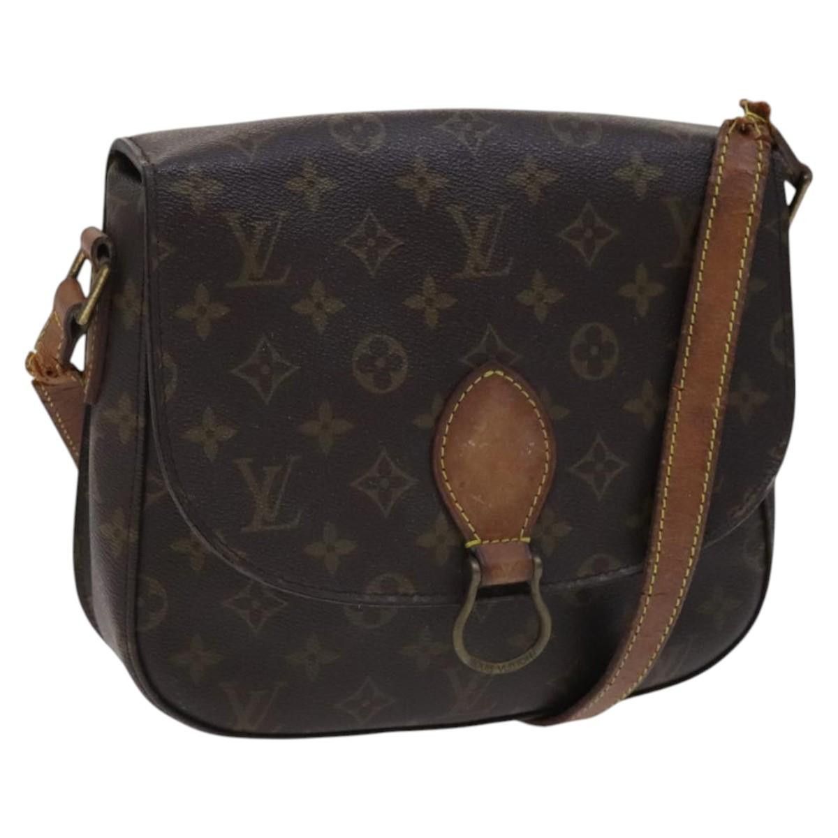 Louis Vuitton Monogram Saint Cloud Gm Shoulder Bag M51242 Lv Auth Hk2283, Women's