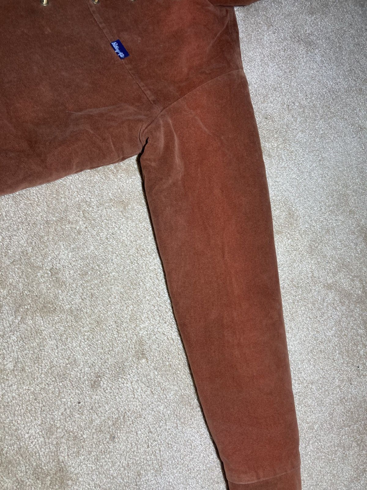 2000s Vintage Bape Fleece Brown Pullover Lace String OG 90s