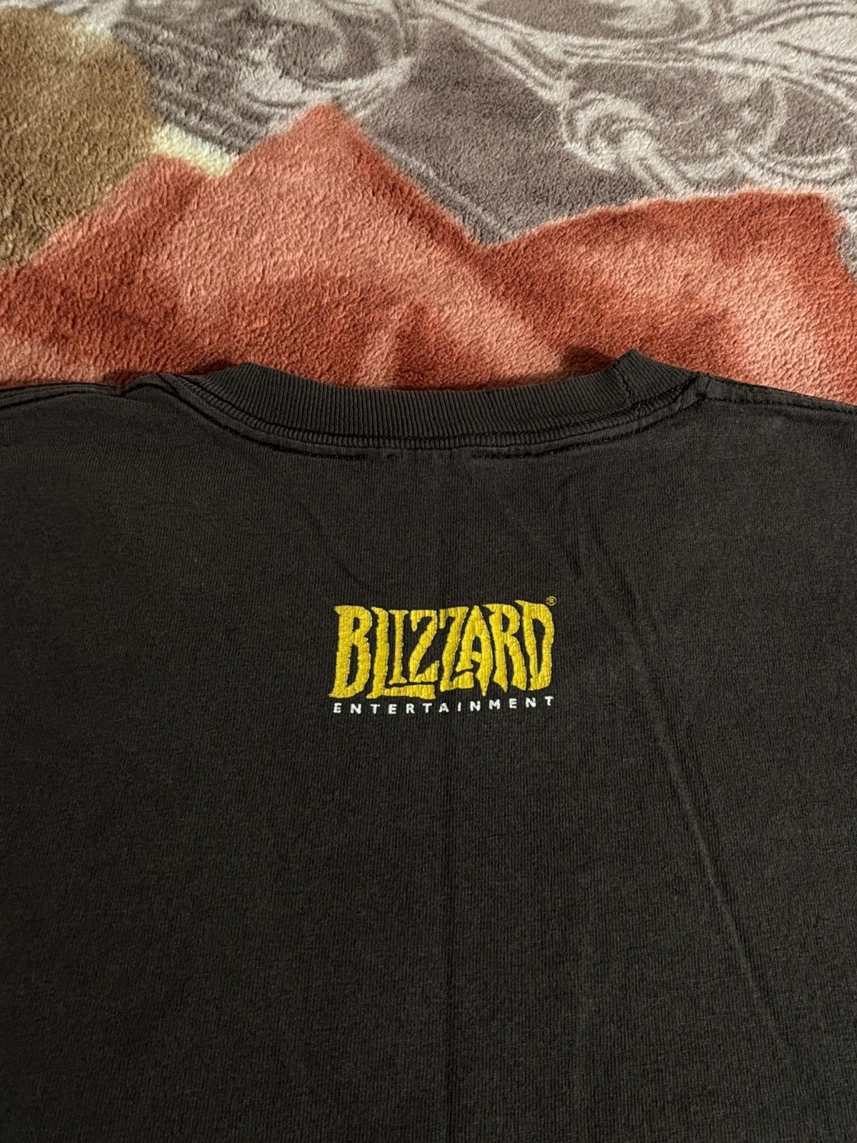 Vintage Vintage Y2K World At Warcraft Blizzard Game Promo T Shirt Size US L / EU 52-54 / 3 - 3 Thumbnail
