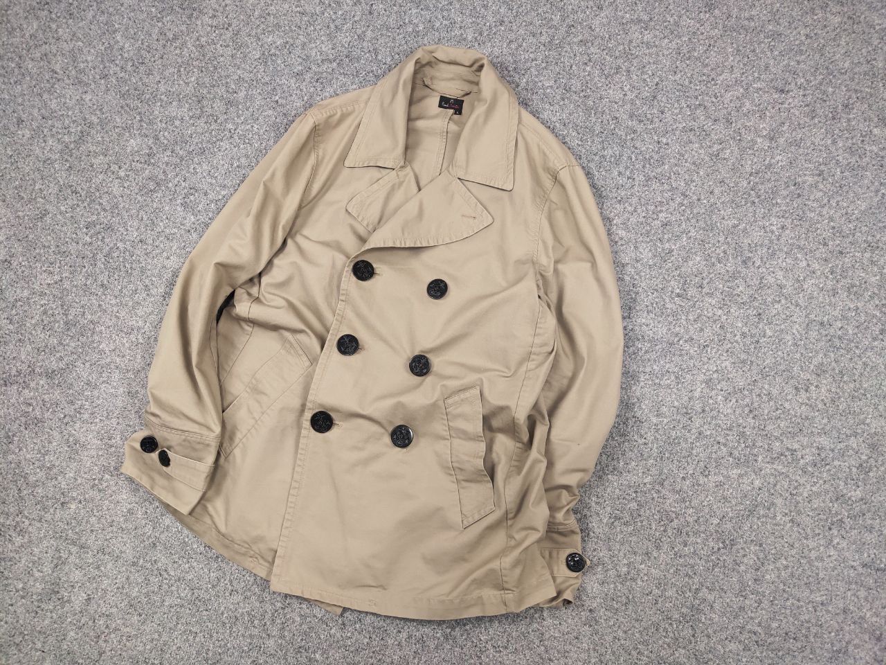 Paul Smith Vintage Paul Smith Design Double-breasted Canvas coat Jacket Size US L / EU 52-54 / 3 - 3 Thumbnail