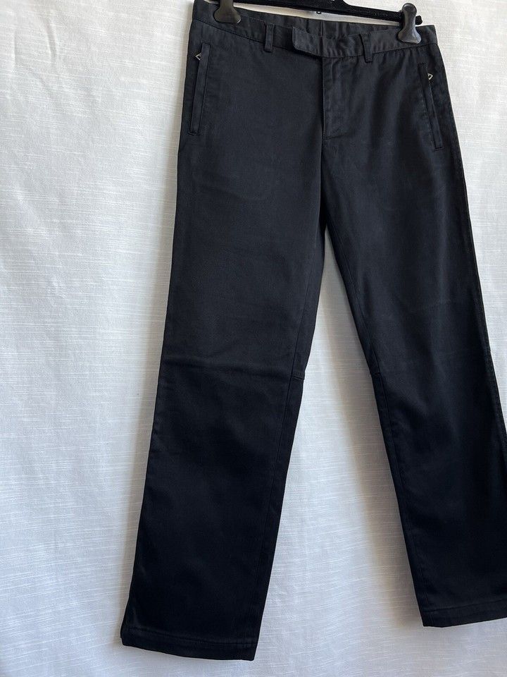 Prada PRADA Pants Cotton Blend Black Size 48/L Size 34" / US 12 / IT 48 - 3 Thumbnail