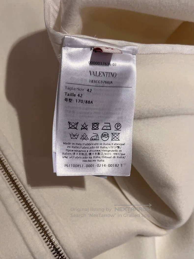 Valentino Valentino White cape coat with a hood of midi length Size S / US 4 / IT 40 - 7 Thumbnail