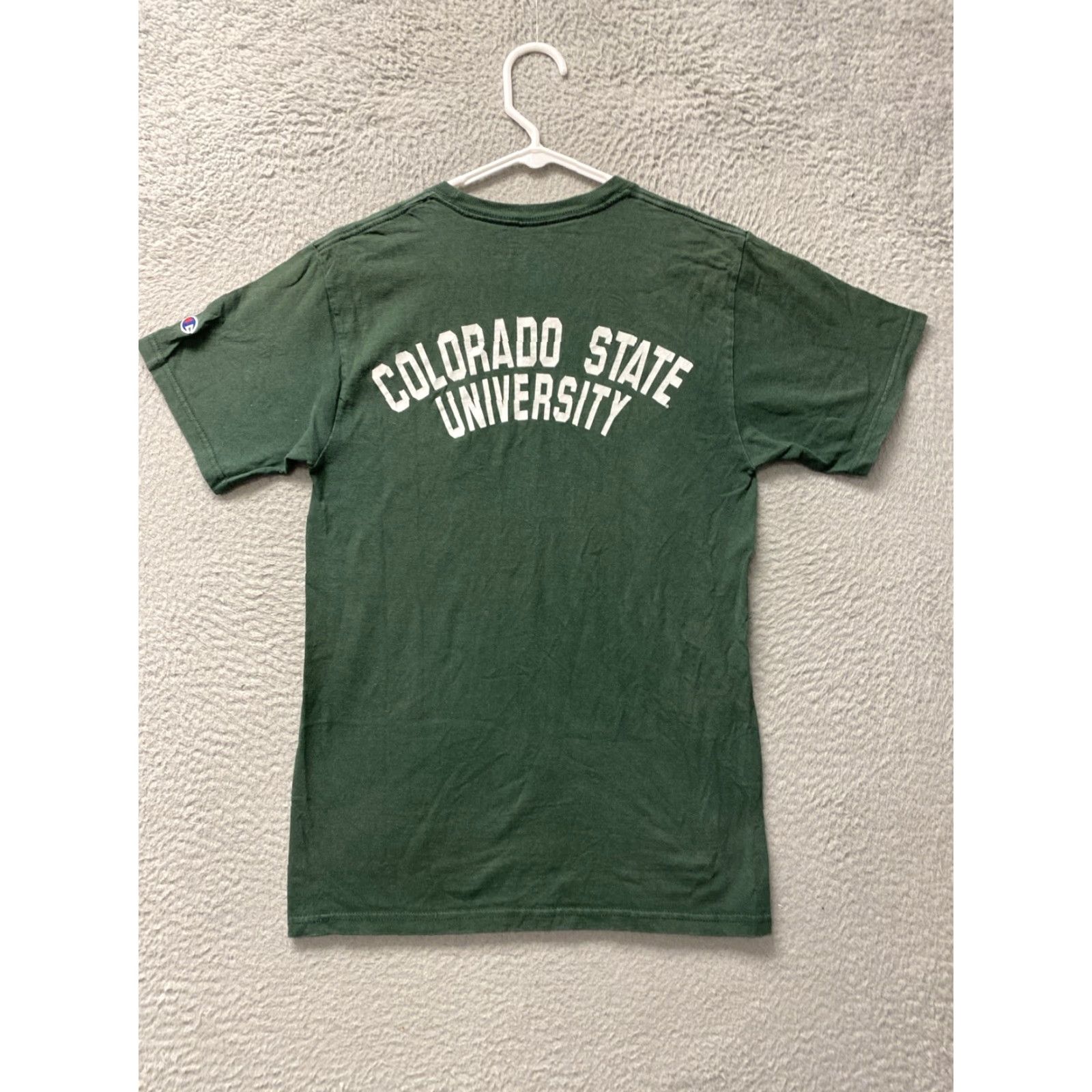 Champion Champion T-Shirt Men's Jersey Crew Neck Short Sleeve Logo 118-1 Small 100% Cotton Graphic Tee Sports Logo Mens Size US S / EU 44-46 / 1 - 6 Thumbnail