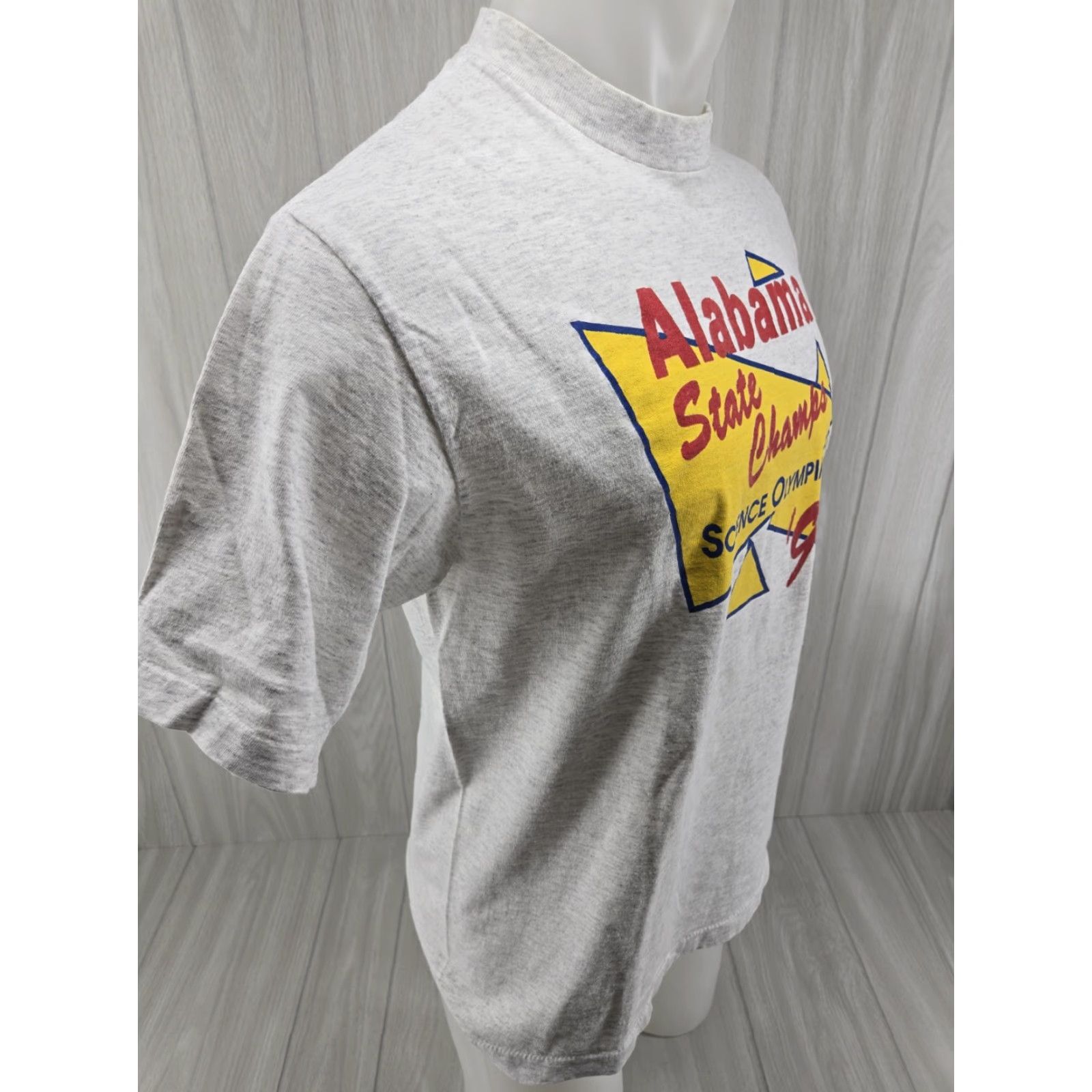 Vintage VINTAGE Alabama State Champs Science Olympiad 1993 Shirt Gray Mens L Skeptic? Size US L / EU 52-54 / 3 - 7 Thumbnail