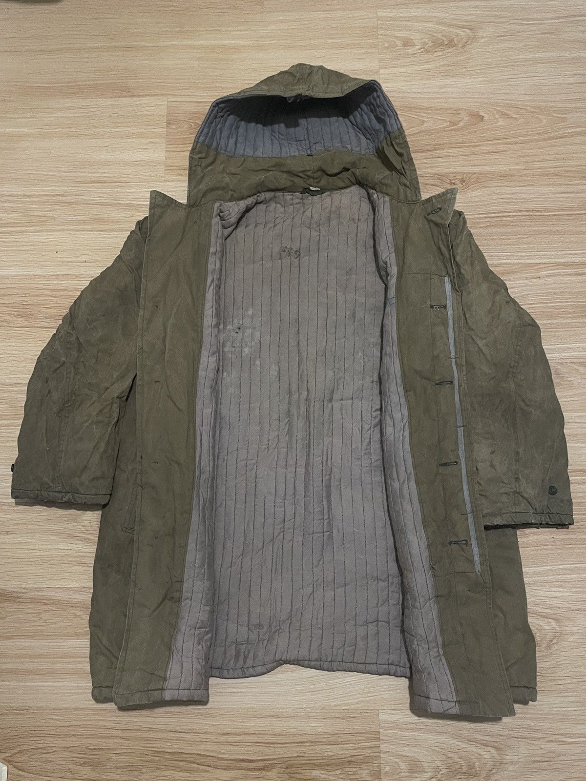 Vintage Vintage Military Parka Coat 70s–80s Distressed Archive Piece Size US XXL / EU 58 / 5 - 3 Thumbnail