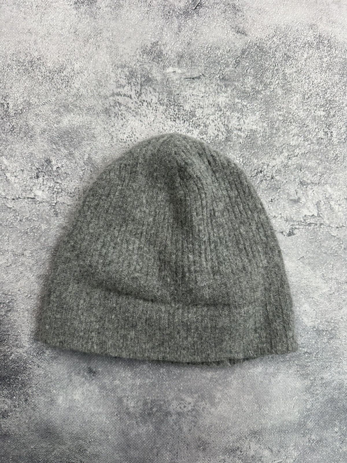 Barbour Barbour England Wool Grey Beanie Hat Knit Cap Size ONE SIZE - 8 Thumbnail
