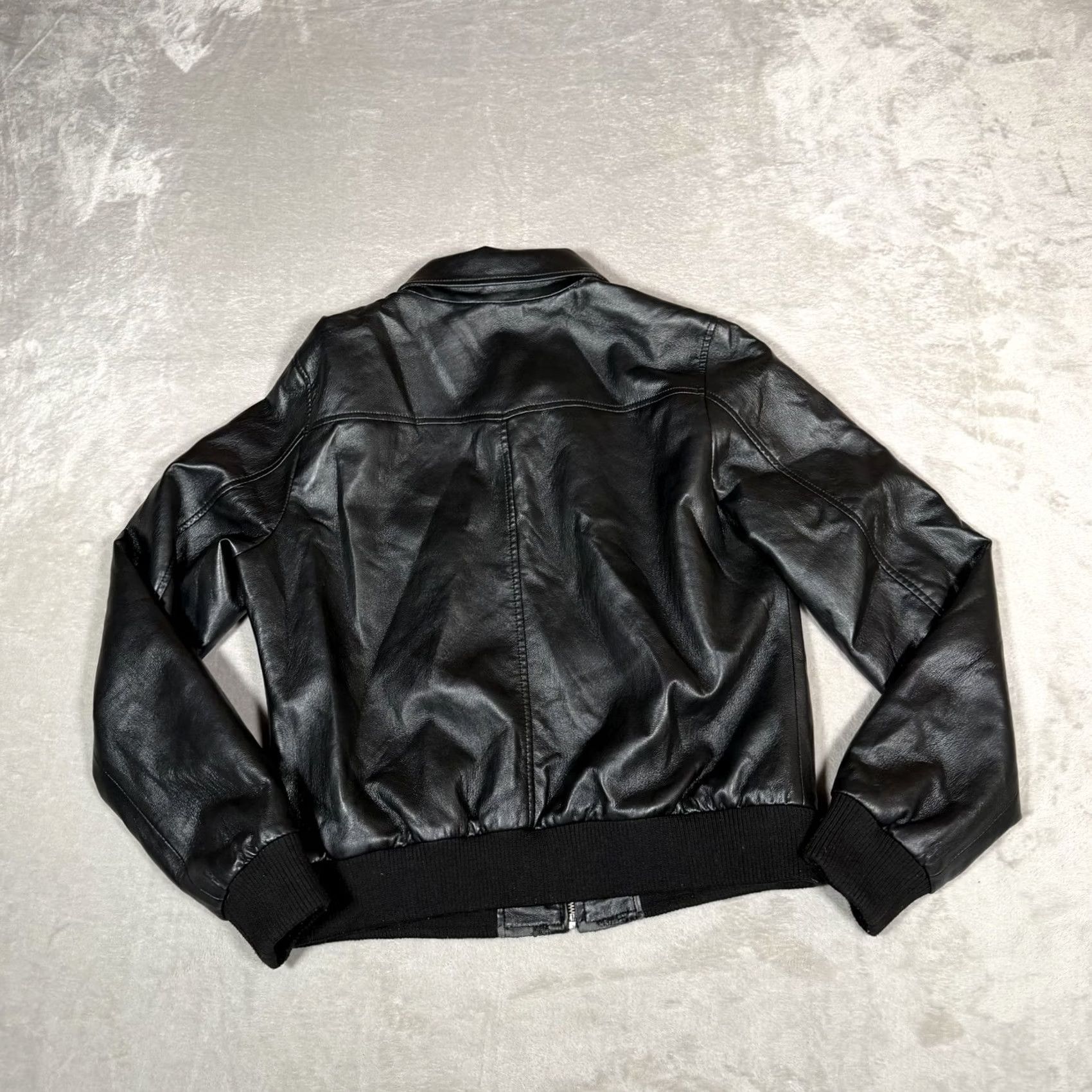 Aritzia Aritzia Babaton Jacket Womens Large Black Full Zip Bomber Faux Leather Size L / US 10 / IT 46 - 5 Thumbnail