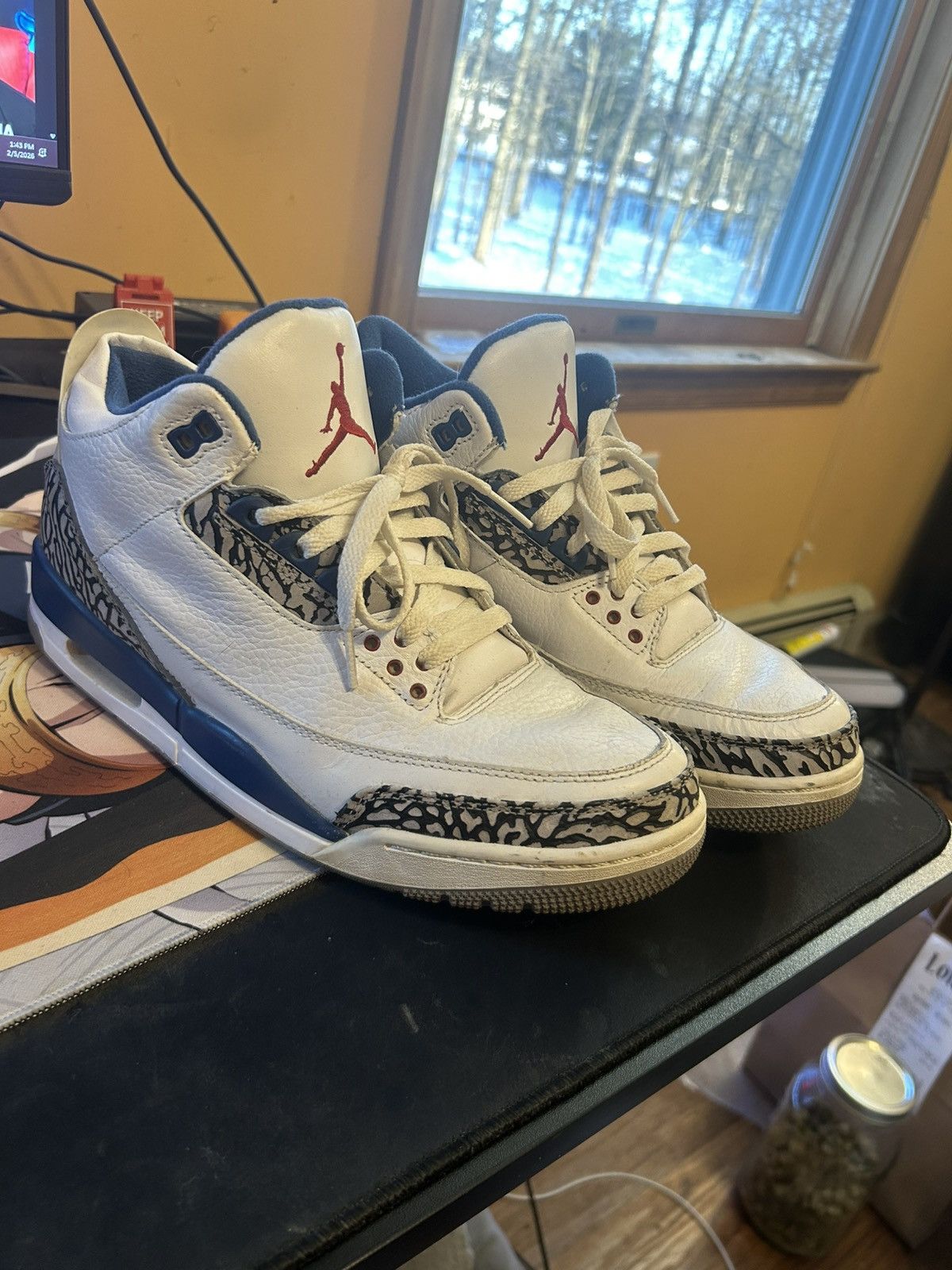 Nike Jordan 3 true blue Size US 9 / EU 42 - 1 Thumbnail