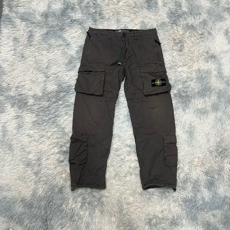 Stone Island Stone Island Gray Cotton Casual Pants 0089 Size US 44 / EU 60 - 1 Thumbnail