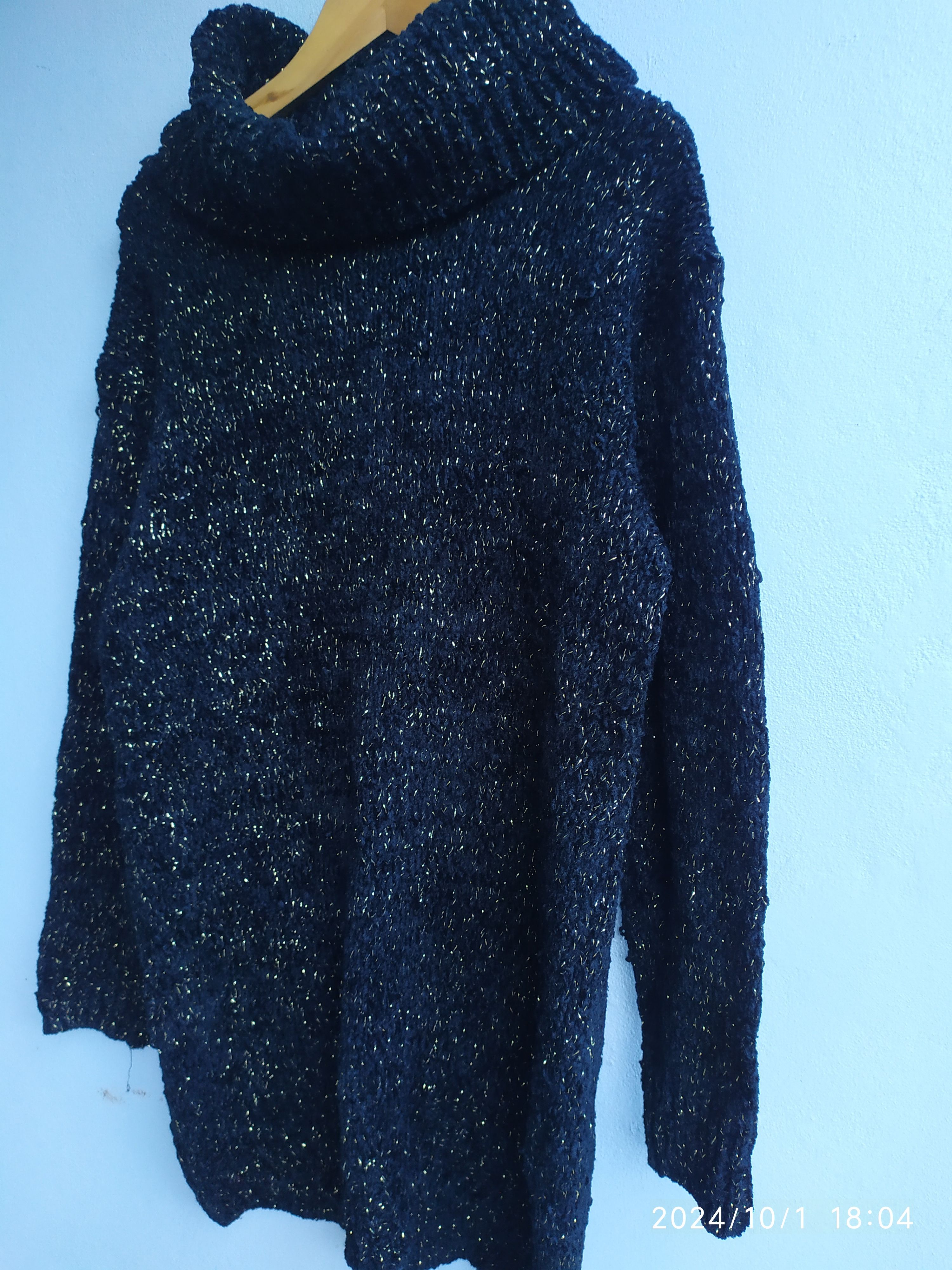 Aran Isles Knitwear × Beauty Beast × KMRii Japanese Beat Black Knitwear Size US L / EU 52-54 / 3 - 4 Thumbnail