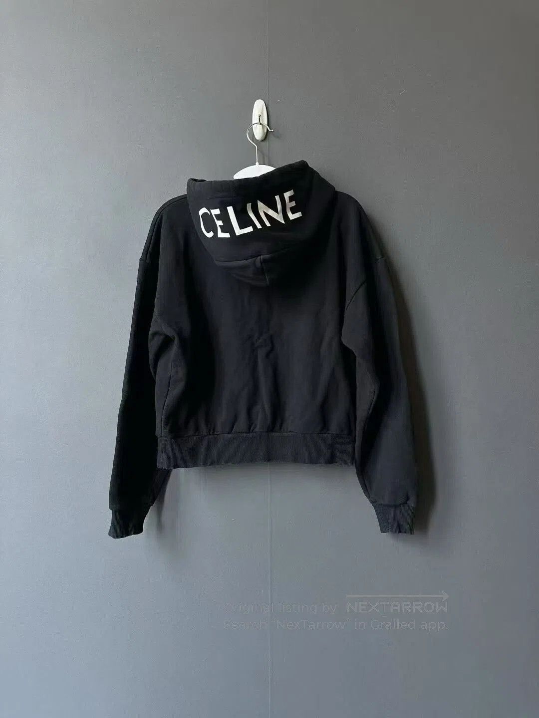 Celine Celine Letter Logo Zip Hoodie. Size S / US 4 / IT 40 - 2 Thumbnail