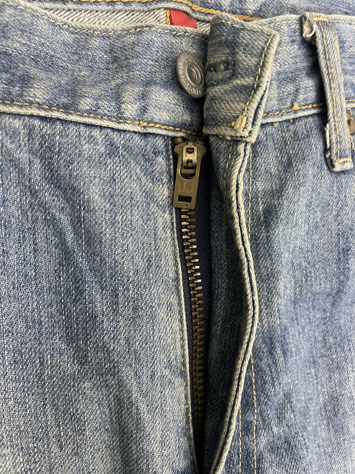 Uniqlo Vintage Uniqlo UJ S002 Faded Blue Washed Denim Size US 31 - 5 Thumbnail