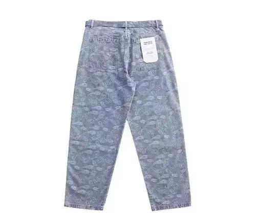 Japanese Brand 20AW Indigo Union Japan Denim Bandana Pants Size US 32 / EU 48 - 4 Thumbnail
