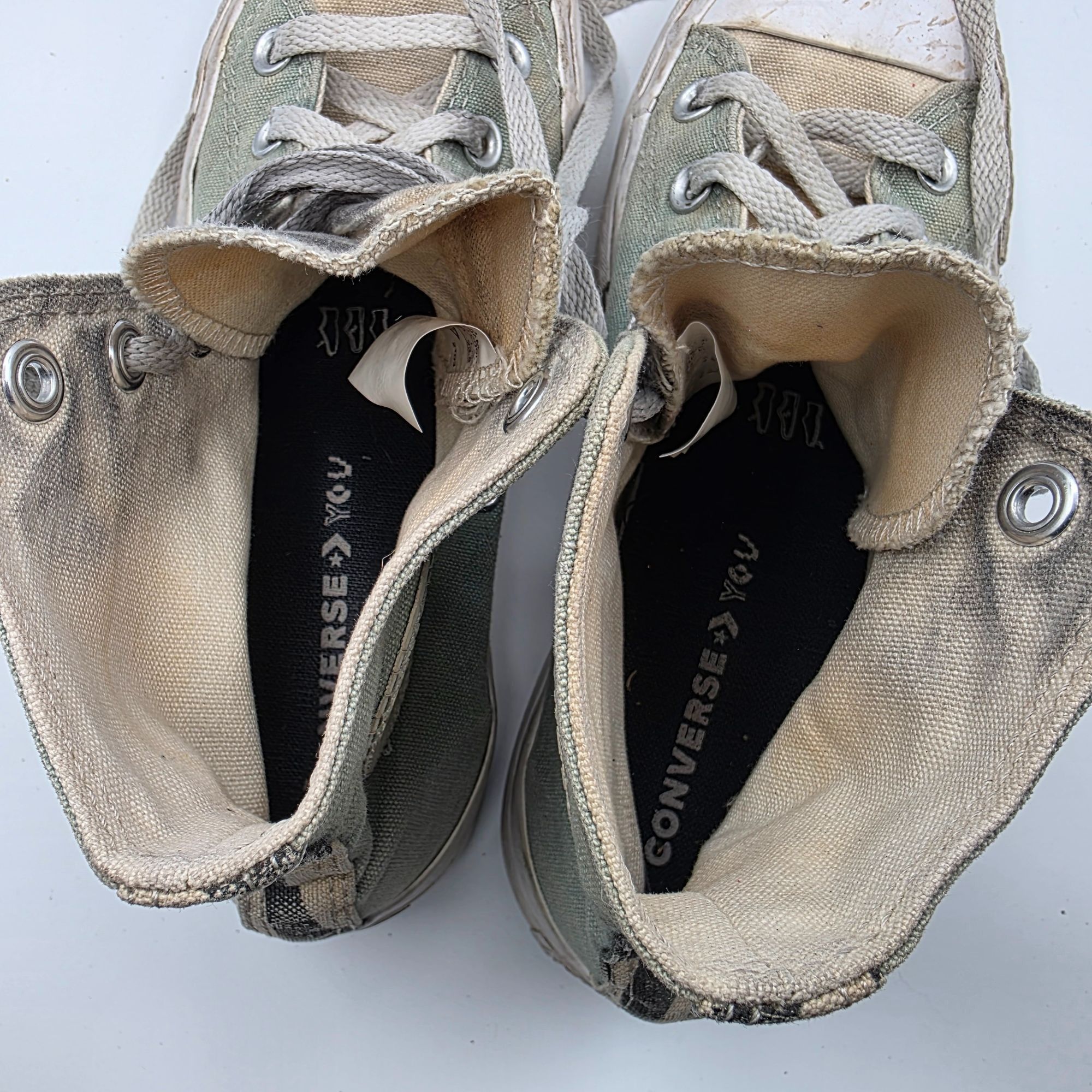 Converse Converse Womens Size 6.5 Green Platform Shoes High Top Casua Size US 6.5 / IT 36.5 - 6 Thumbnail