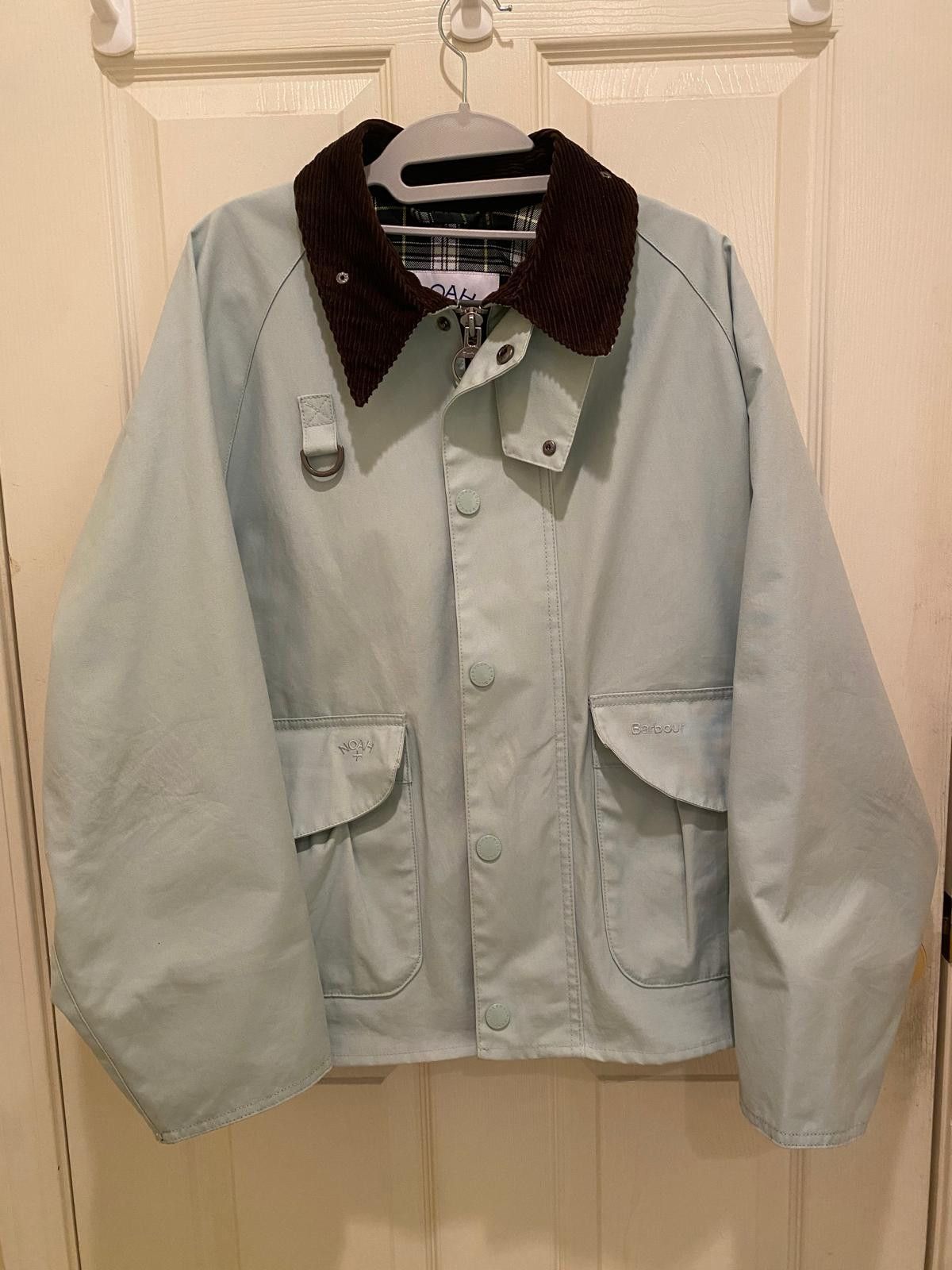 Barbour × Noah Barbour x Noah Wading Jacket - Ice Blue Size US M / EU 48-50 / 2 - 2 Thumbnail