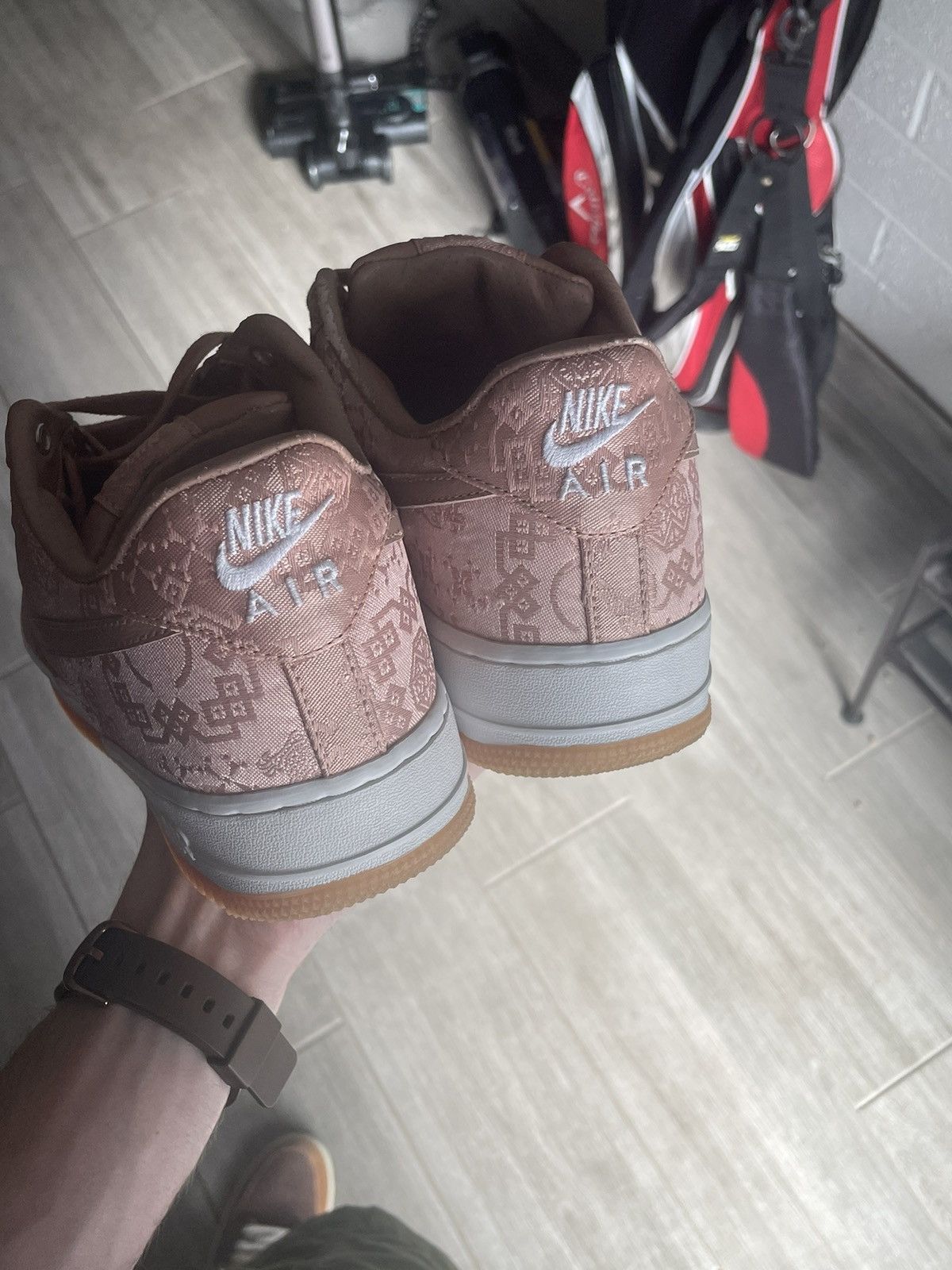 CLOT × Nike Clot Nike Air Force One “Rose Silk” Size US 9 / EU 42 - 3 Thumbnail