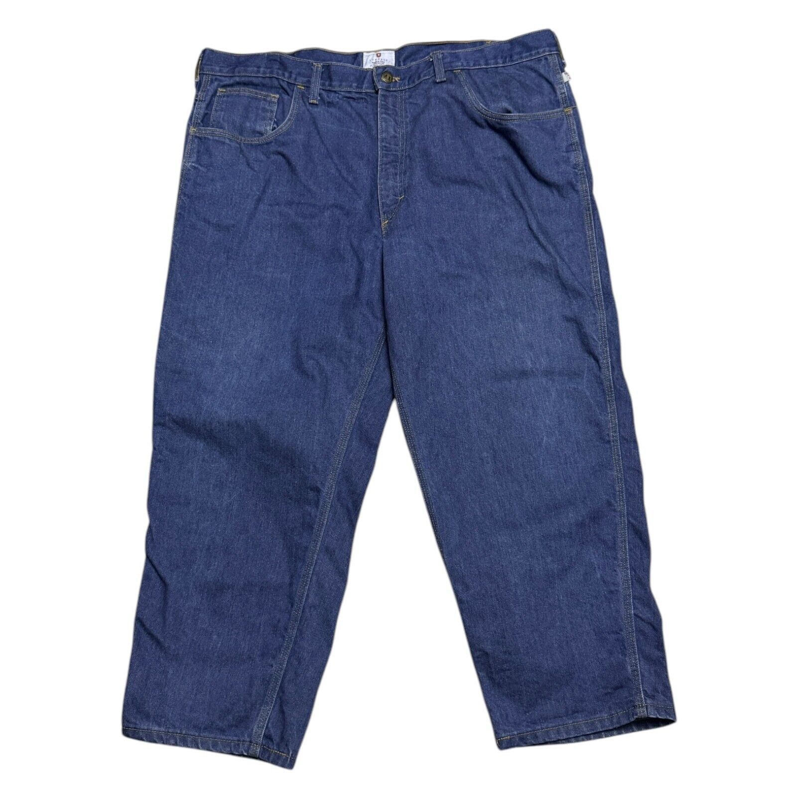 Designer TYNDALE FR Flame Resistant Blue Work Denim Pants Jeans 42x28 Size US 42 / EU 58 - 2 Thumbnail