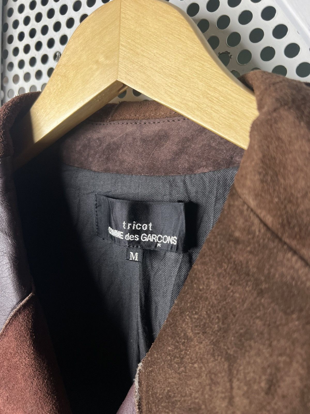 Comme des Garcons AW02 Tricot Comme Des Garcons Patchwork Leather Jacket Size US M / EU 48-50 / 2 - 5 Thumbnail