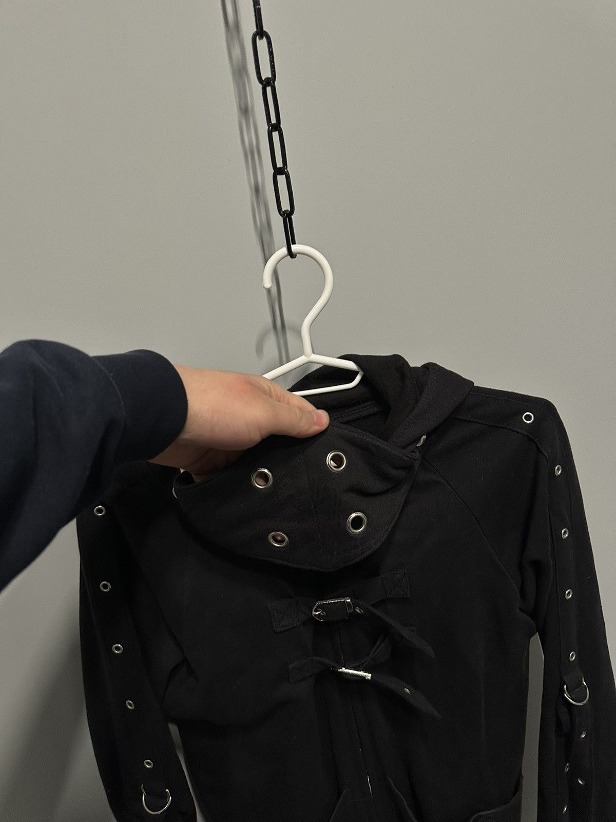 Hysteric Glamour Poizen Industries Gothic Bondage Mask Jacket Avant Garde Size M / US 6-8 / IT 42-44 - 11 Thumbnail