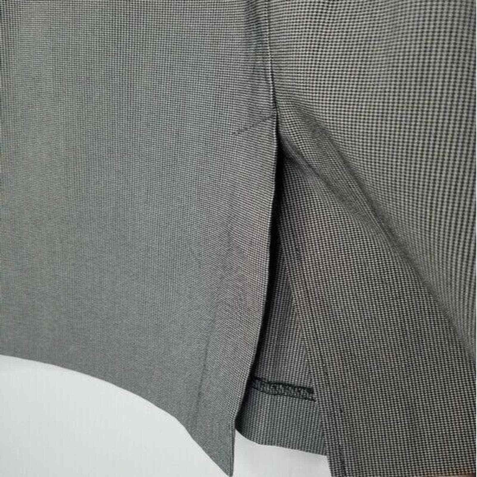 Other Counterparts Pencil Skirt Gray 16 Houndstooth Pattern Dress Size 38" / US 16 / IT 52 - 4 Thumbnail