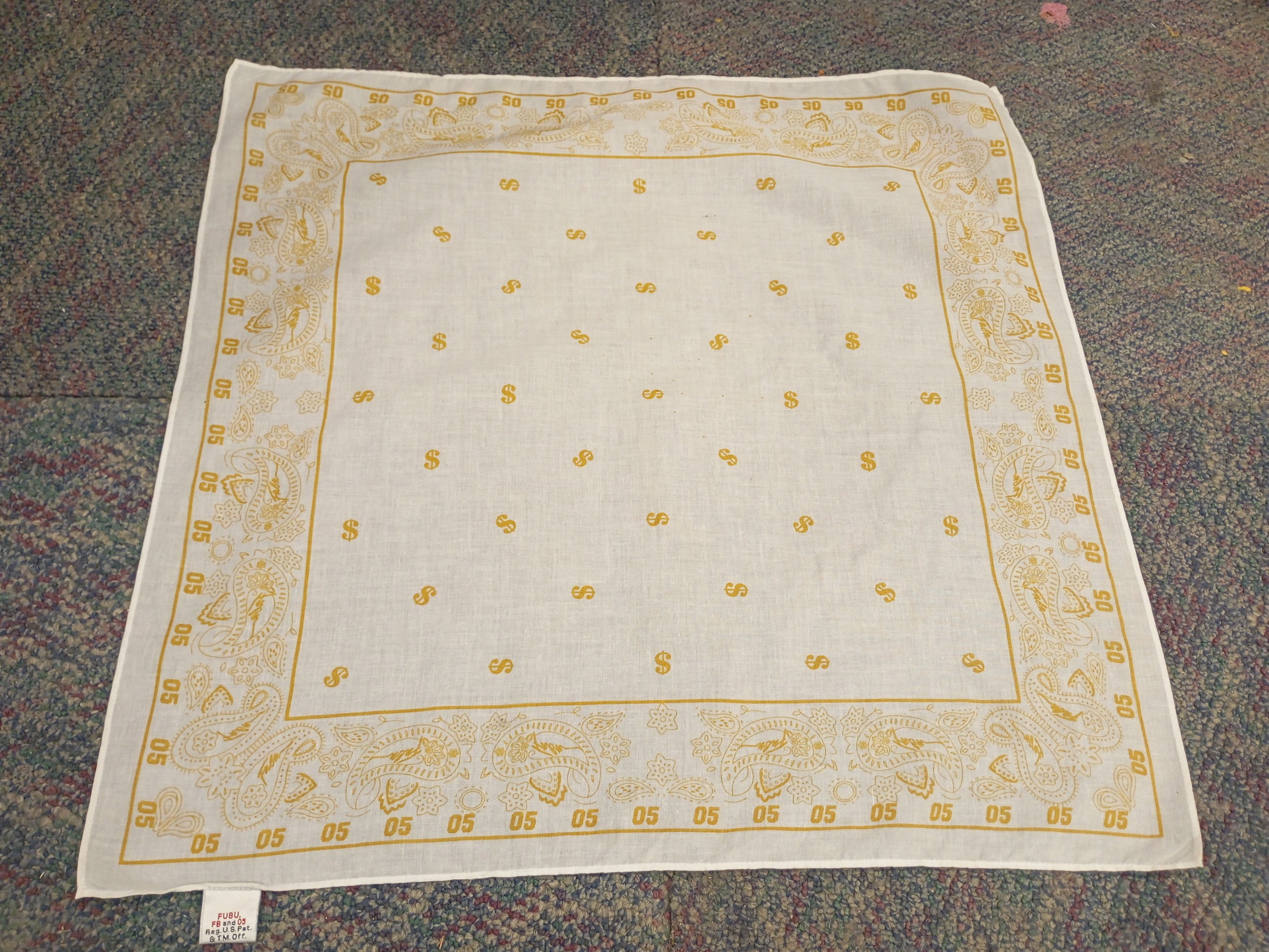 Fubu FUBU Bandana Handkerchief Scarf Size ONE SIZE - 1 Thumbnail