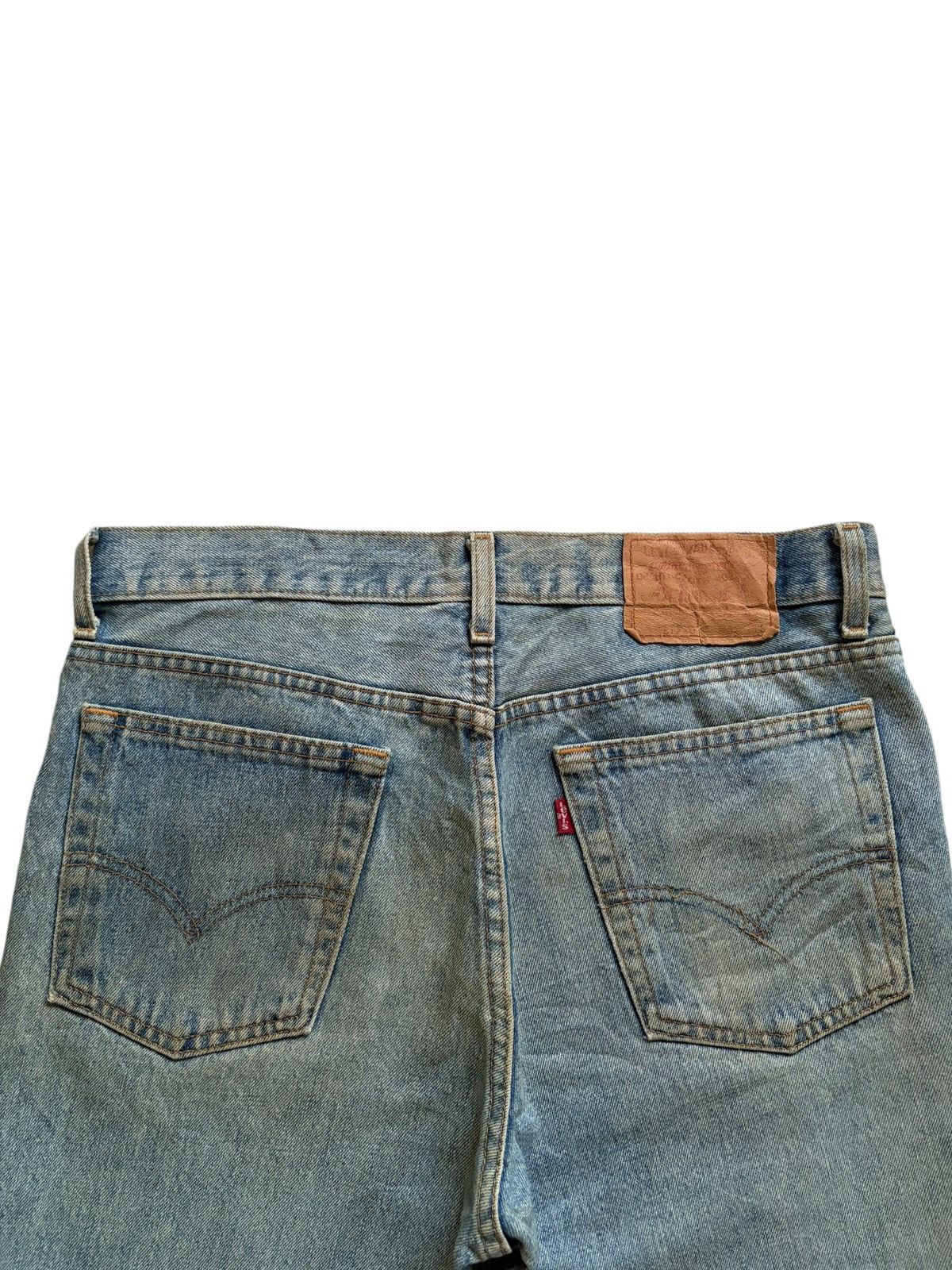 Levi's Vintage 90s Levis 517 Mud Wash Distressed Jean Shorts Jorts Size US 33 - 10 Thumbnail