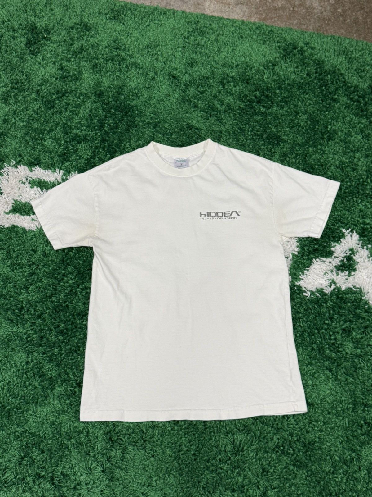 HIDDEN Hidden NY Shirt White Japanese Art Logo Tee Small Size US S / EU 44-46 / 1 - 3 Thumbnail