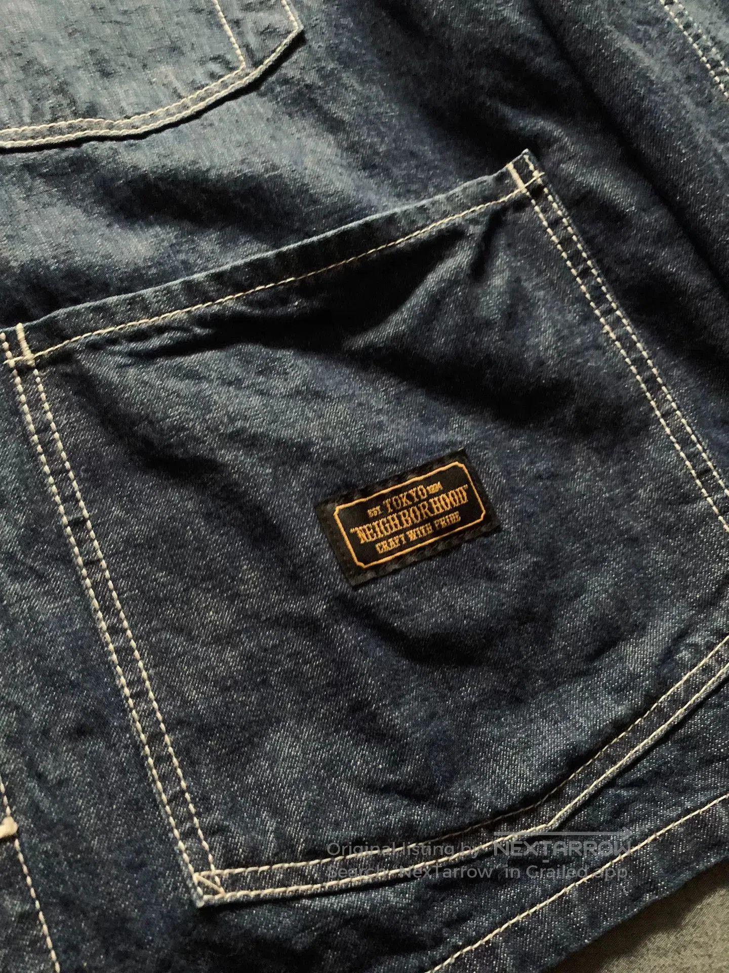 Neighborhood NEIGHBORHOOD HUSTLAS Washed Denim Jacket. Size US L / EU 52-54 / 3 - 4 Thumbnail