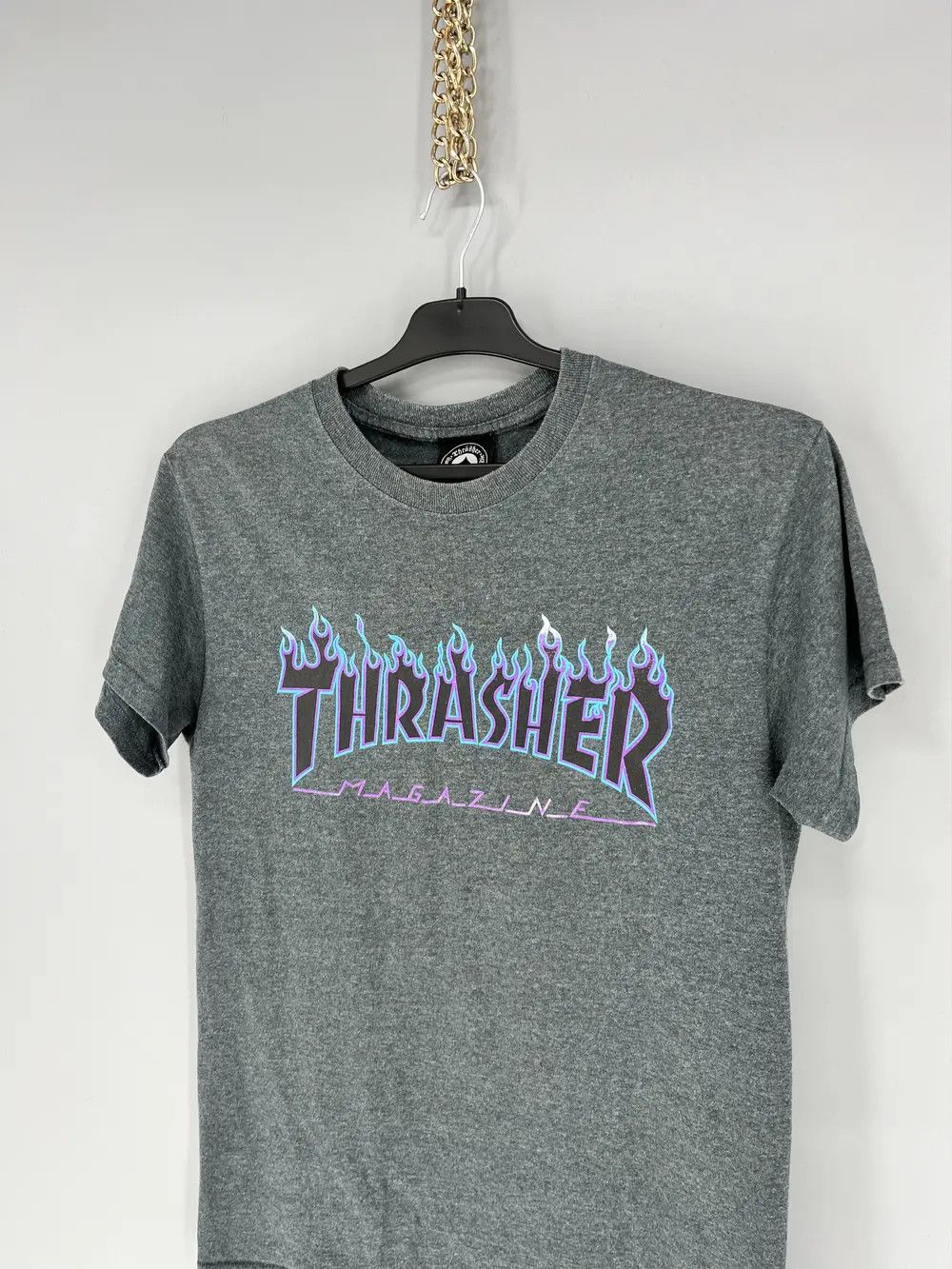 Thrasher Vintage Thrasher Big Logo Skateboard Tee Size S Size US S / EU 44-46 / 1 - 6 Thumbnail