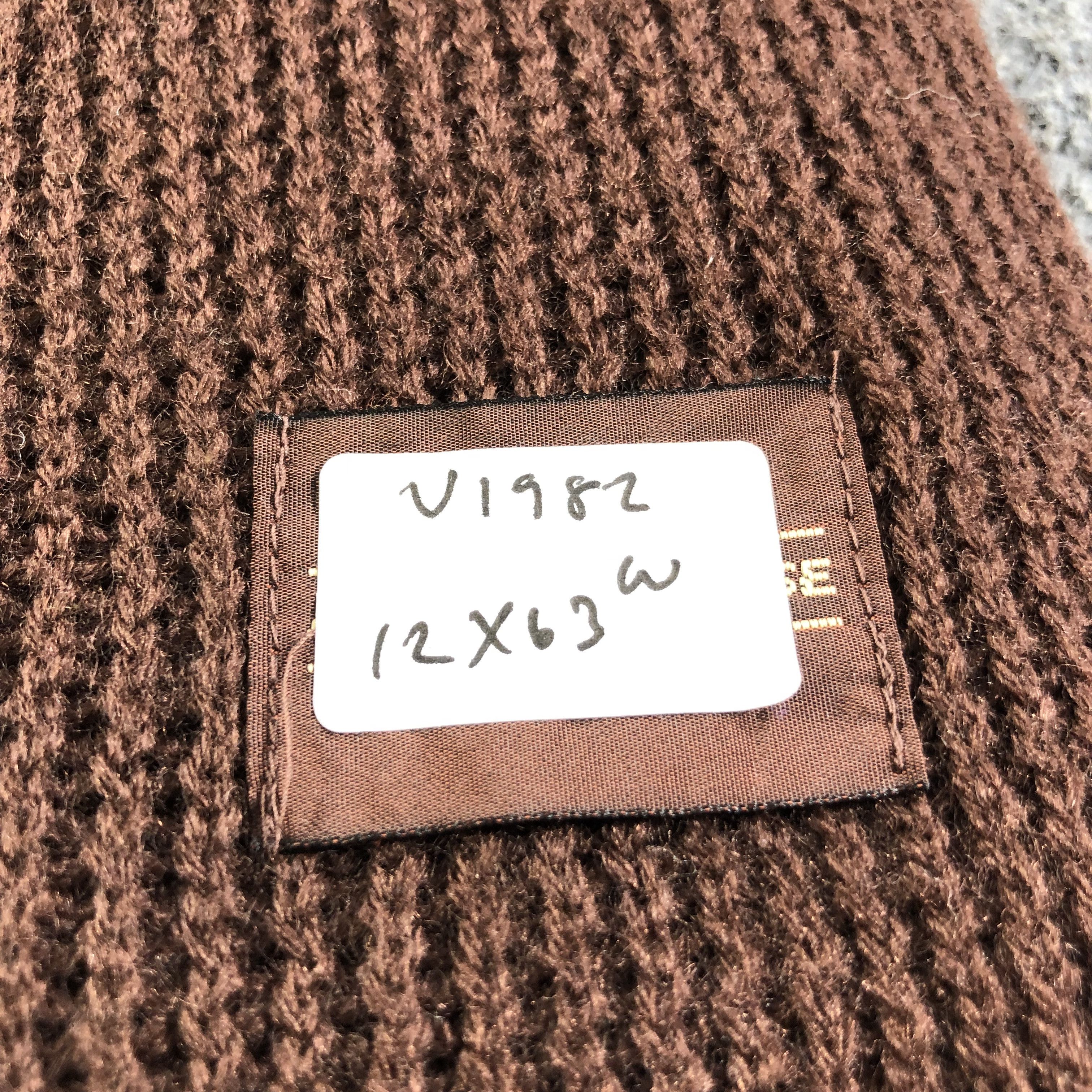 Melrose Men's Melrose Wool Scarf Muffler V1982 Size ONE SIZE - 6 Thumbnail