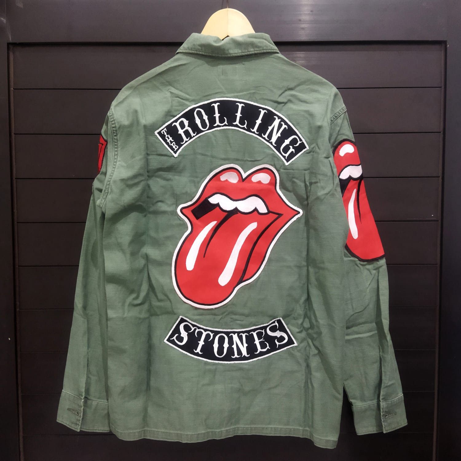 Japanese Brand × Wacko Maria Rolling Stones Army Jacket Mick Jagger custom patches Size M / US 6-8 / IT 42-44 - 8 Thumbnail