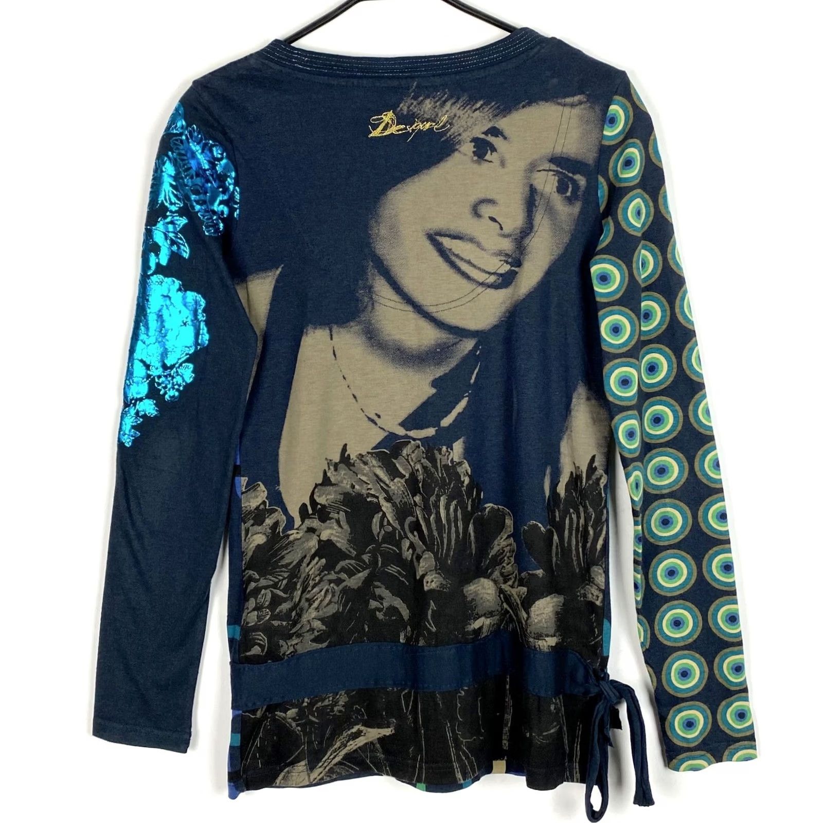 Desigual Desigual Shirt Womens Long Sleeve S Multicoloured 62 cm Length 36 cm Shoulder to Shoulder 40 cm Armpit to Armpit Size S / US 4 / IT 40 - 2 Thumbnail