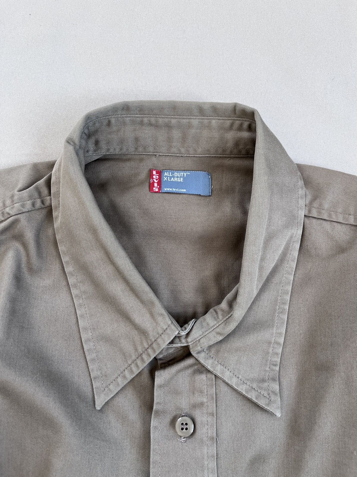 Levi's Levi's All Duty Military Workwear Field Shirt Size US XL / EU 56 / 4 - 7 Thumbnail