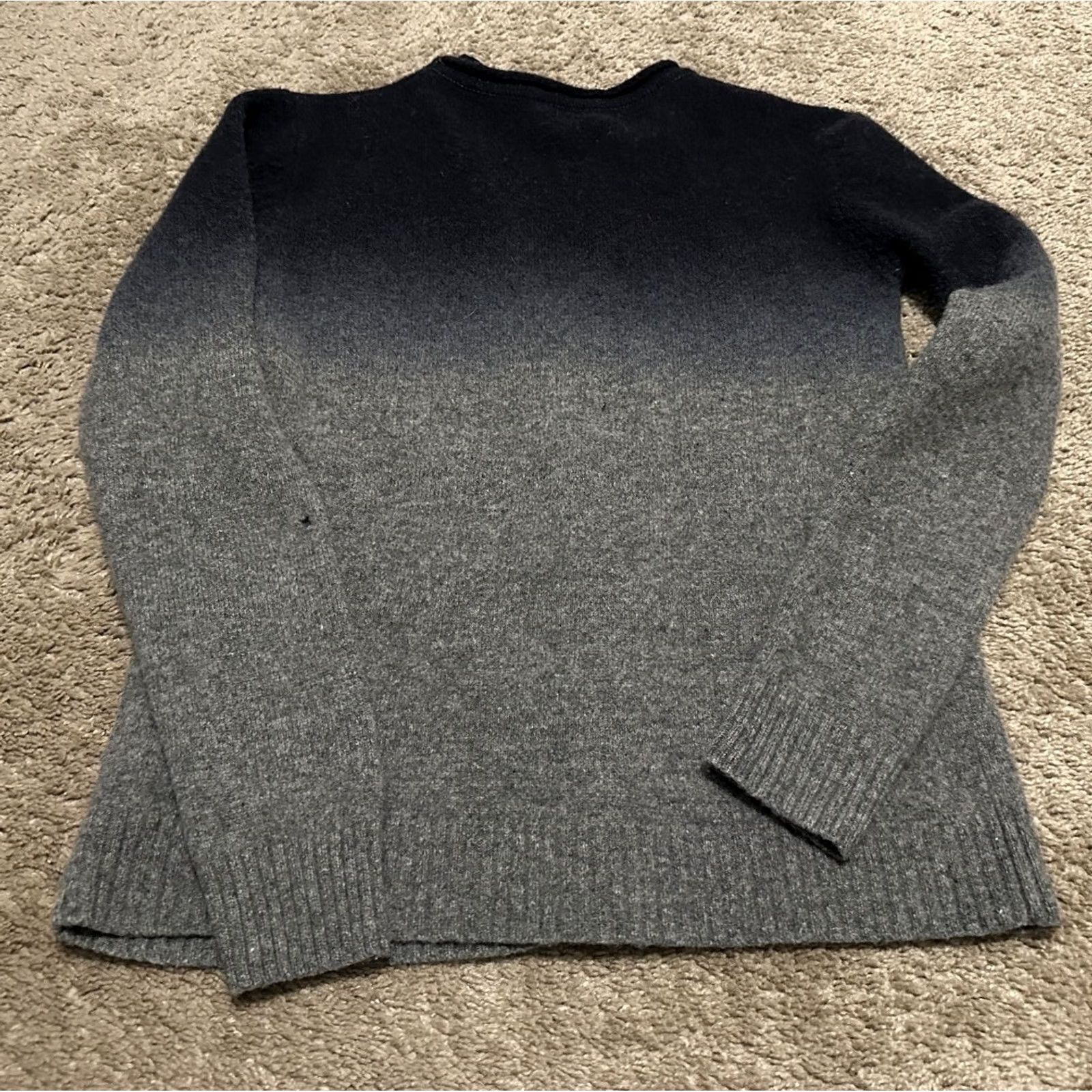 Vintage Galliano Sweater Womens Large Wool Preppy Cardigan Gray Black Size L / US 10 / IT 46 - 5 Thumbnail