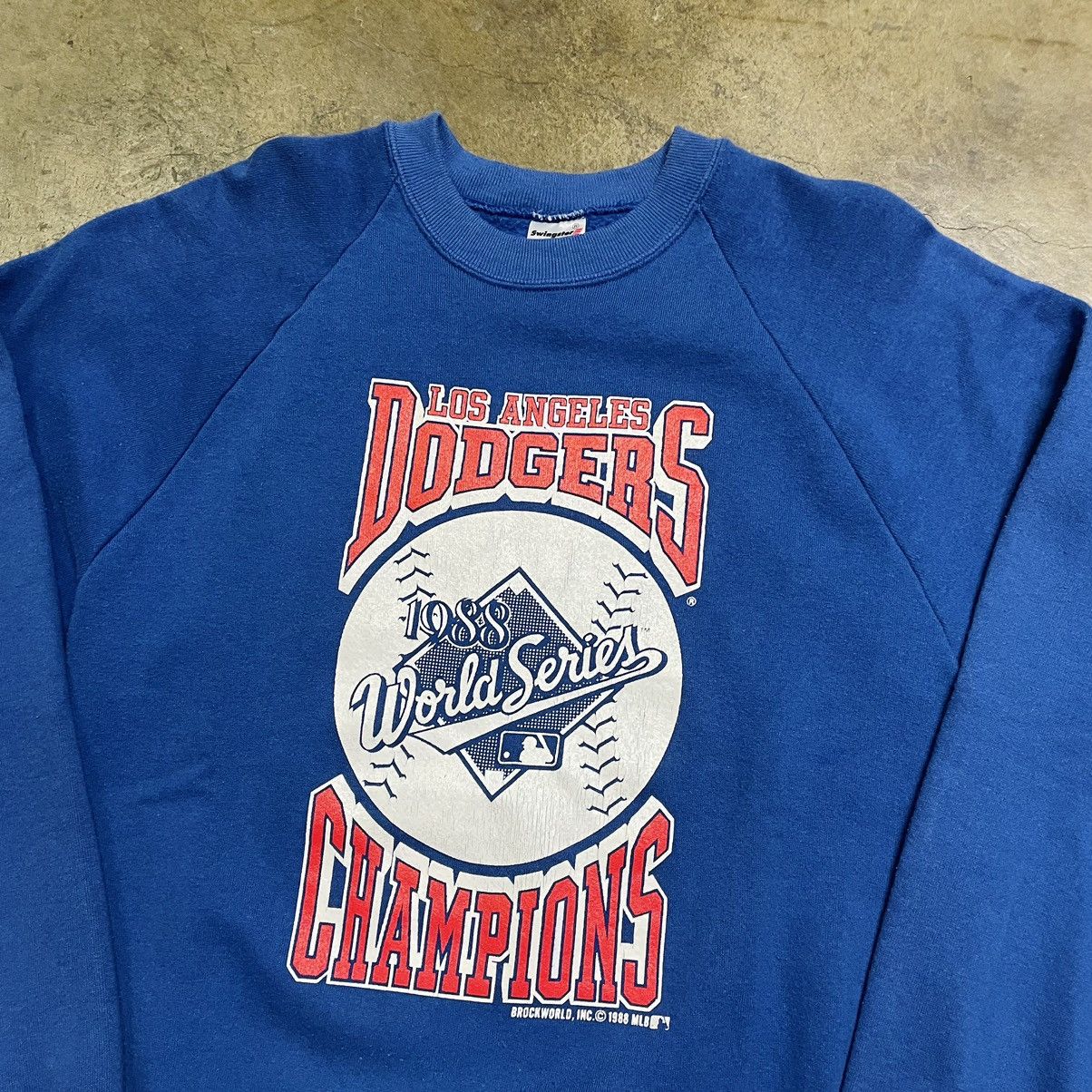 Vintage Los Angeles dodgers 1988 World Series champions cheapest Crewneck