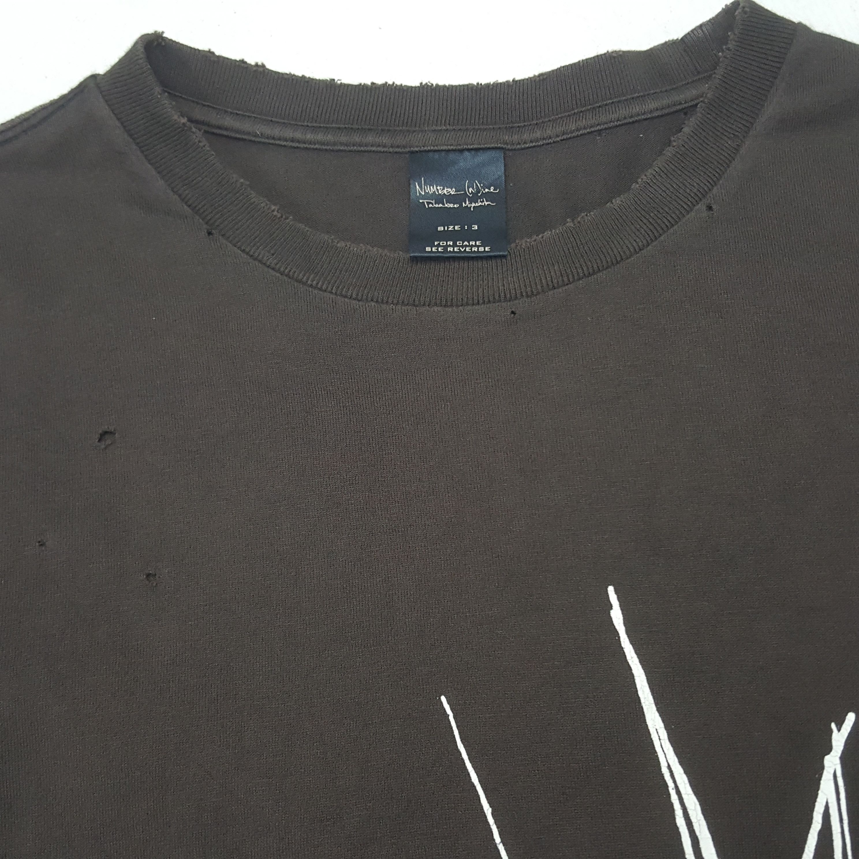 Number (N)ine × Vintage Vintage Number (N)ine Punk Tshirt C276N71 Size US L / EU 52-54 / 3 - 5 Thumbnail