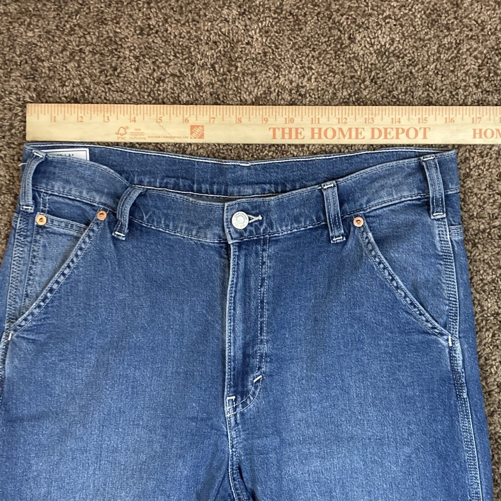 Gap Y2K Gap 90s Loose Carpenter Denim Jeans Mens Size 29 8R Size US 29 - 5 Thumbnail